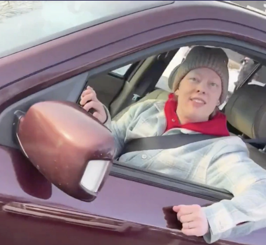 Renee Good interacts with the ICE agent, from a video post dated January 9, 2026. | Source: YouTube/FoxNews