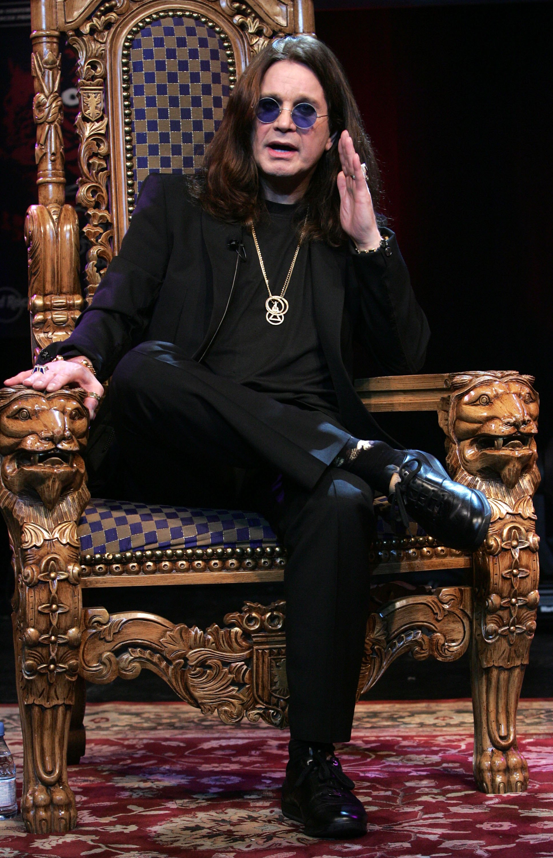 Ozzy Osbourne during a press conference on July 28, 2006, in New York. | Source: Getty Images
