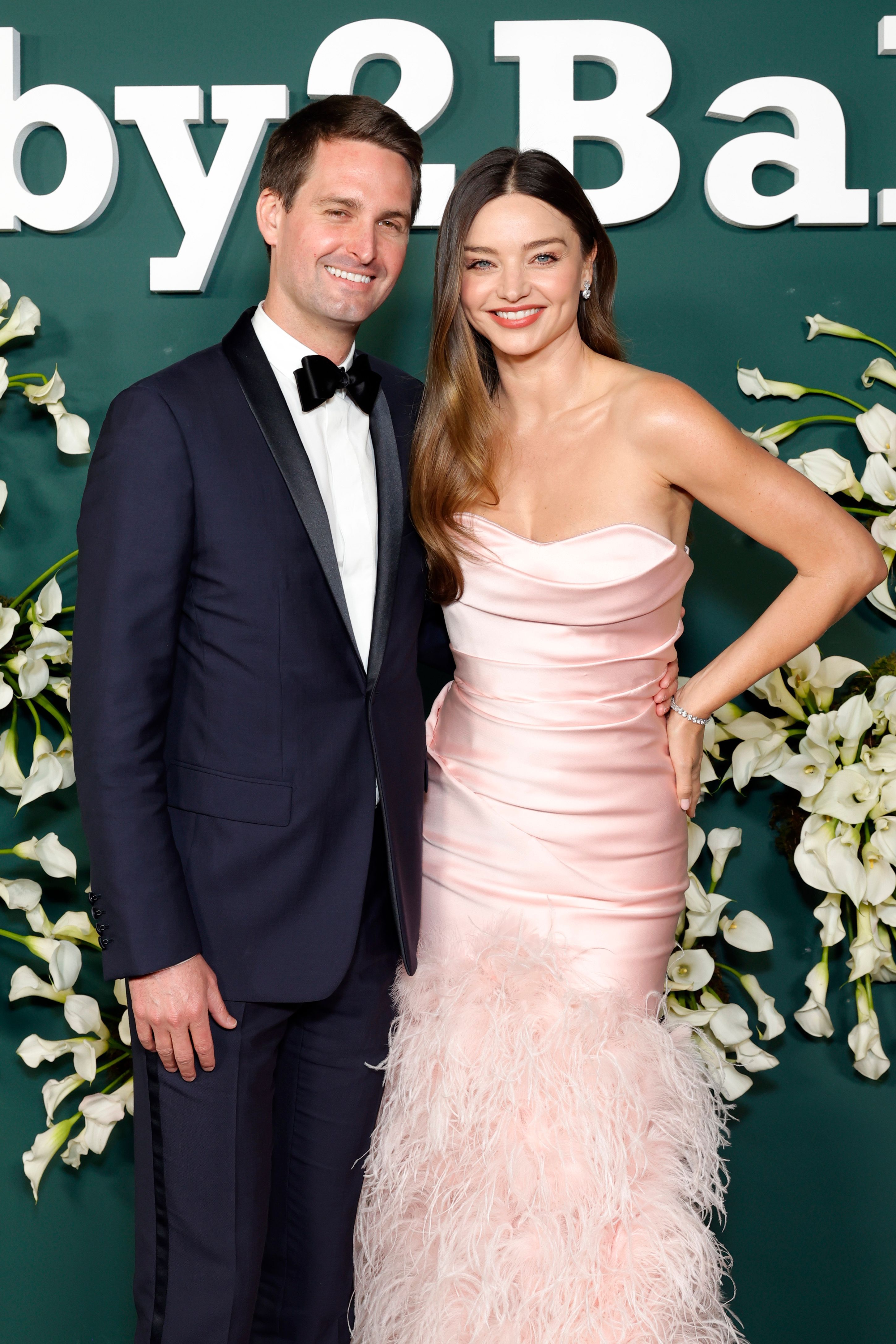 Evan Spiegel and Miranda Kerr at the 2024 Baby2Baby Gala on November 9 in West Hollywood, California. | Source: Getty Images