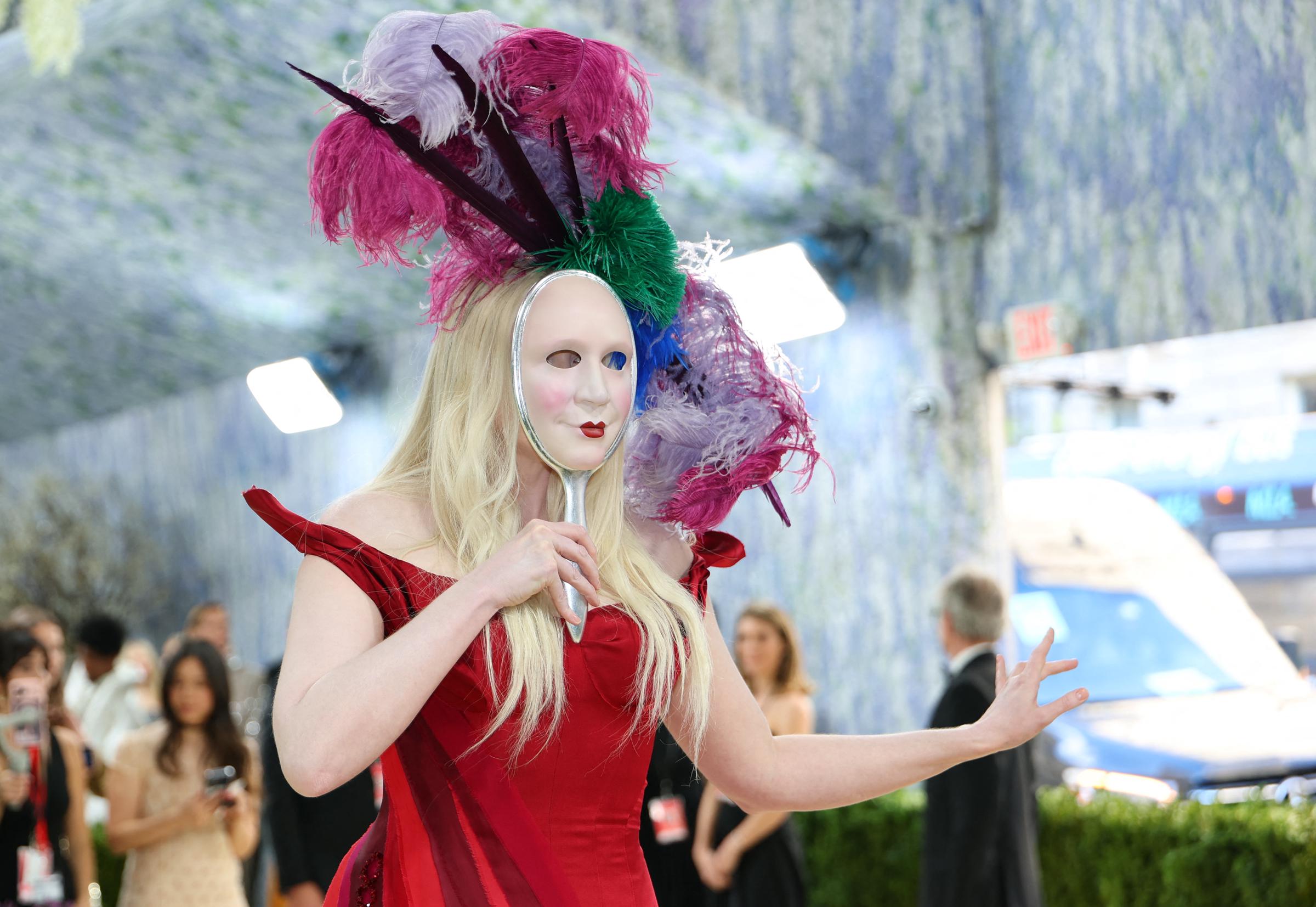 Gwendoline Christie attends the Met Gala celebrating "Costume Art" at the Metropolitan Museum of Art on May 4, 2026 in New York City | Source: Getty Images