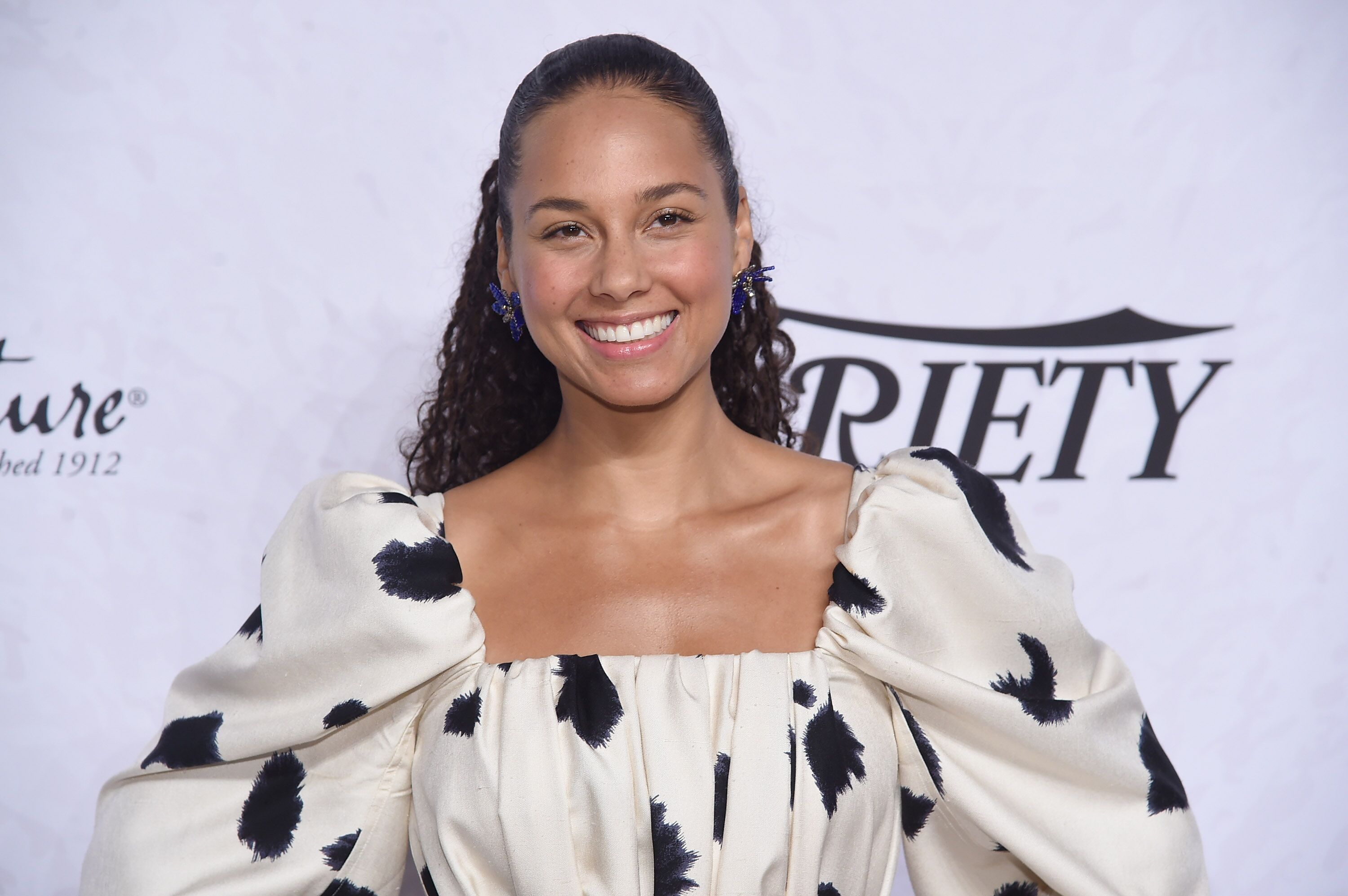 Singer/songwriter Alicia Keys at a Variety Magazine event/ Source: Getty Images