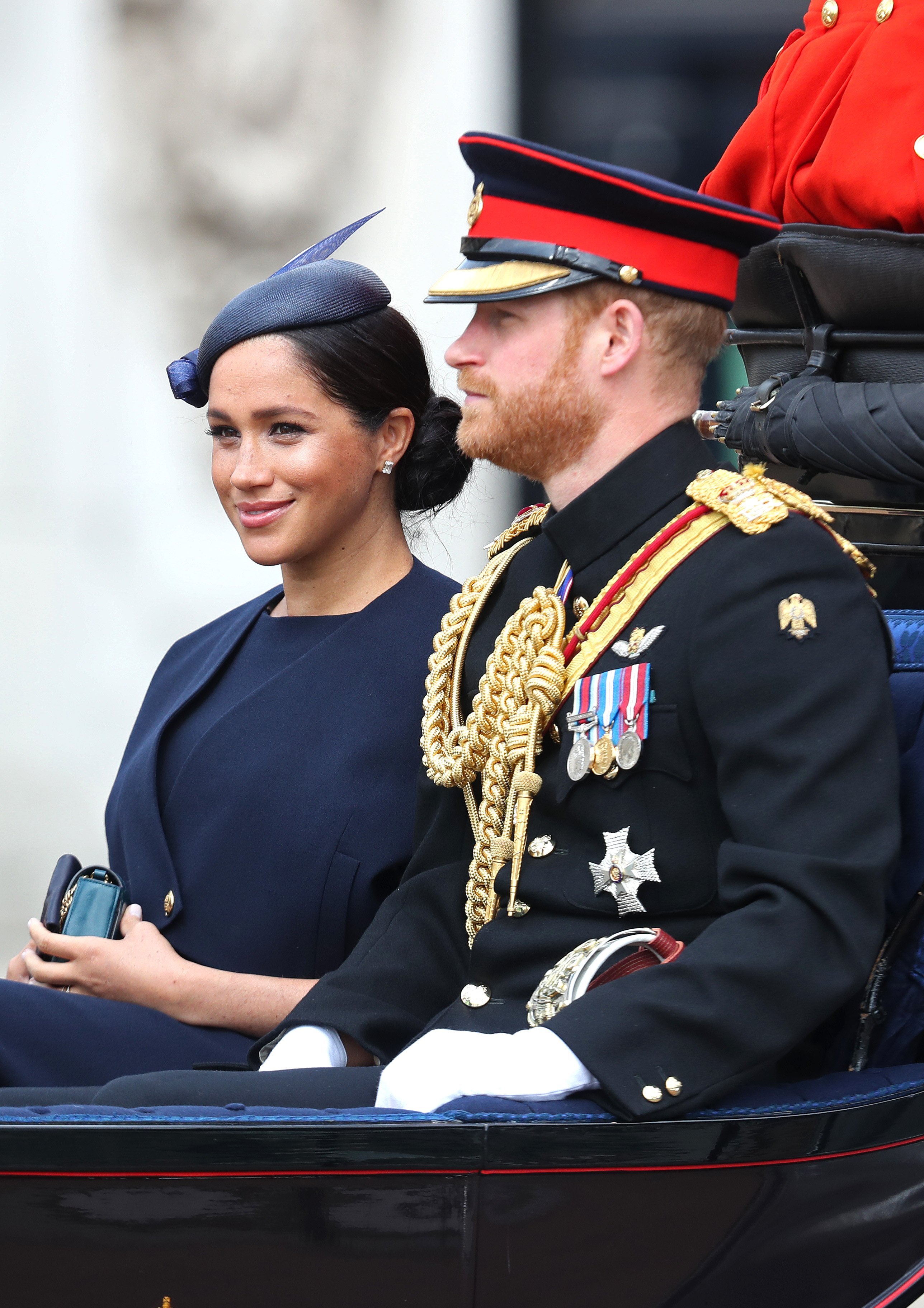 Meghan Markle and Prince Harry attend Trooping the Color in June 2019 | Photo: Getty Images