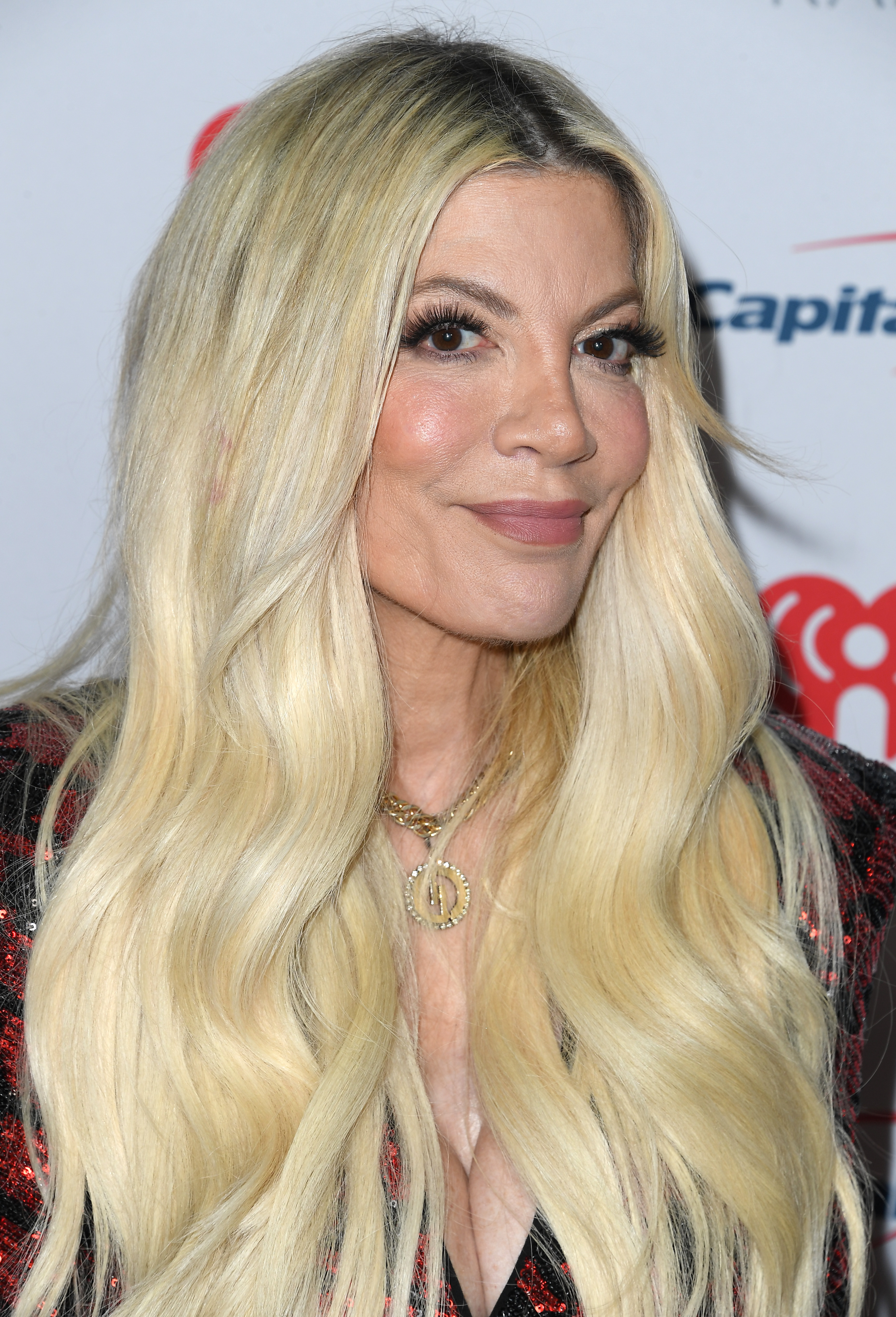Tori Spelling attends the 2023 KIIS FM iHeartRadio Jingle Ball at The Kia Forum on December 1, 2023 in Inglewood, California. | Source: Getty Images