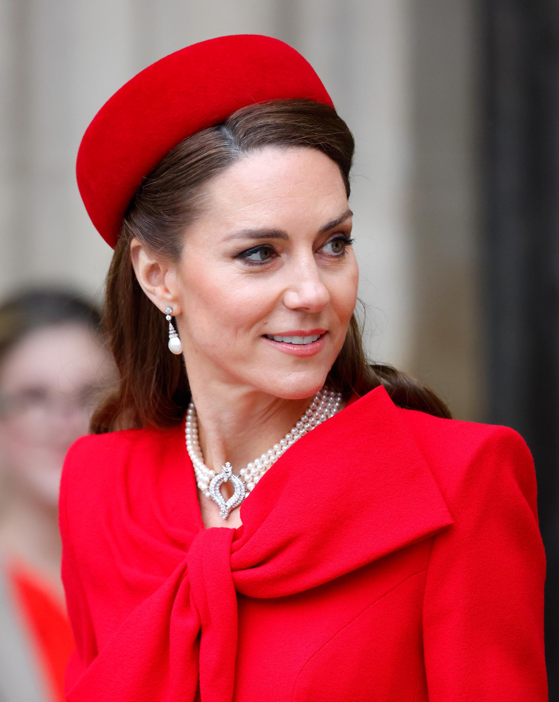 Princess Catherine is seen in attendance on Commonwealth Day at Westminster Abbey on March 10, 2025 | Source: Getty Images