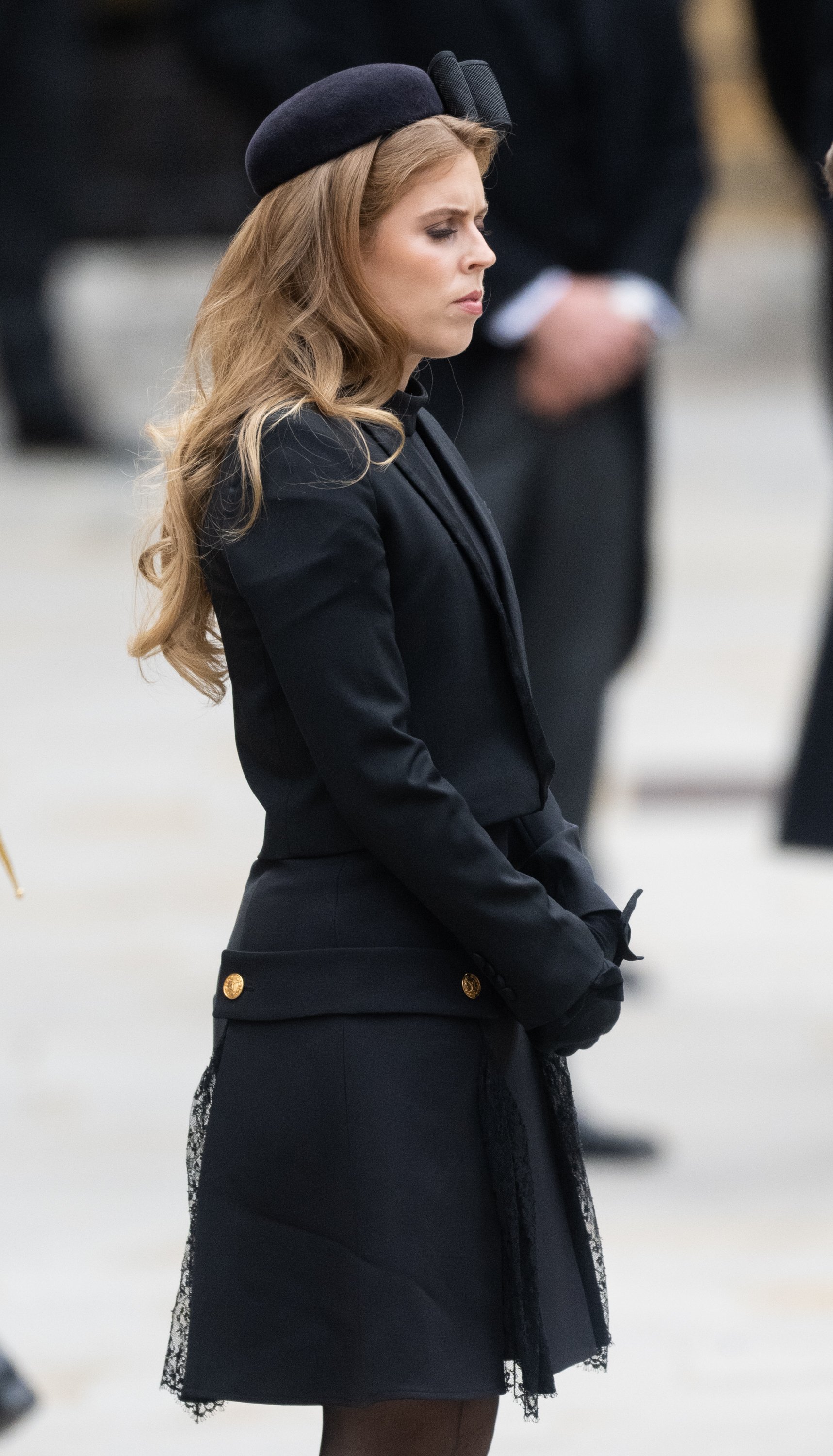 Princess Beatrice of York during the State Funeral of Queen Elizabeth II at Westminster Abbey on September 19, 2022 in London, England | Source: Getty Images 