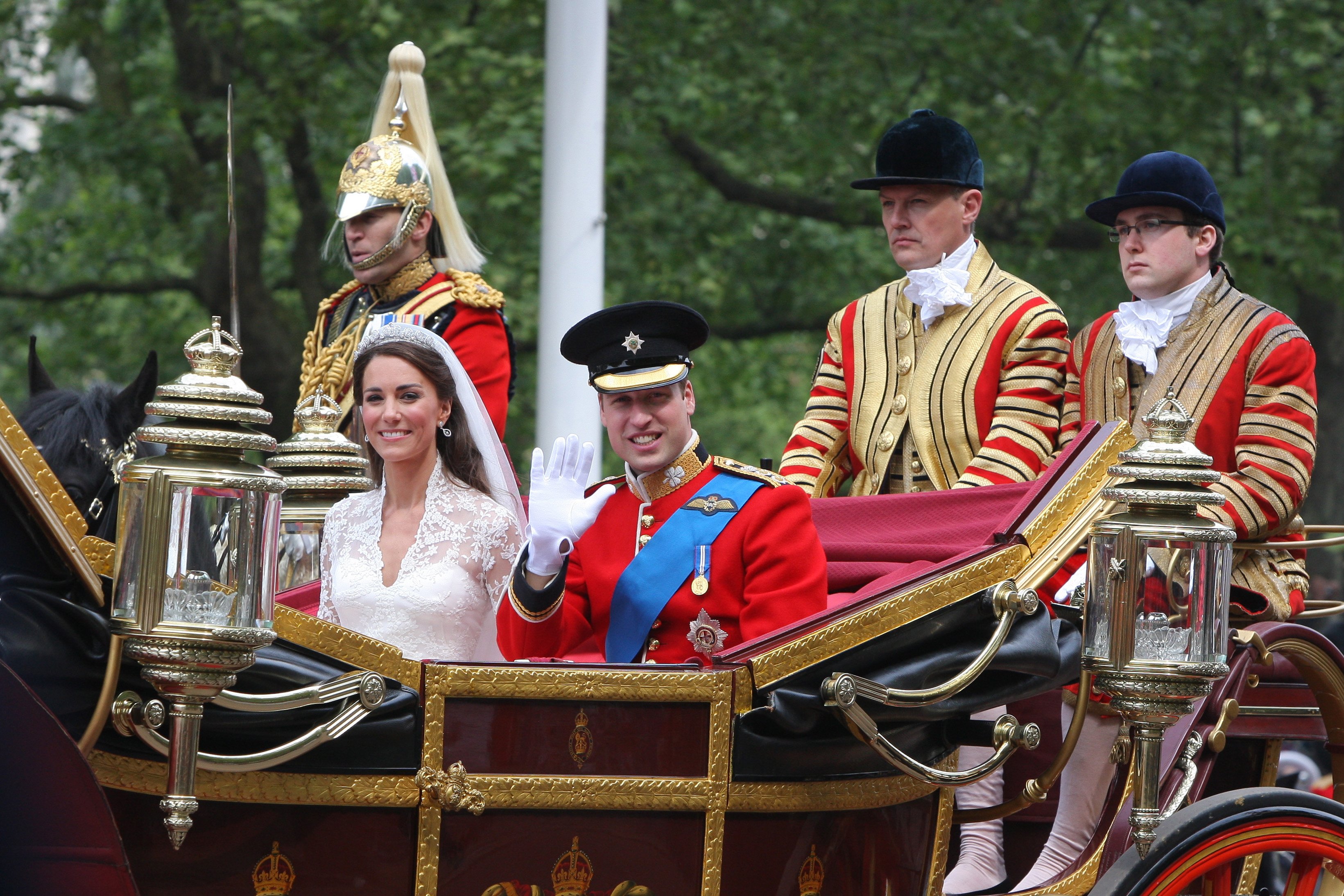 Boda real del príncipe William y Catherine Middleton, el 29 de abril de 2011 en la abadía de Westminster en Londres, Inglaterra. | Foto: Getty Images