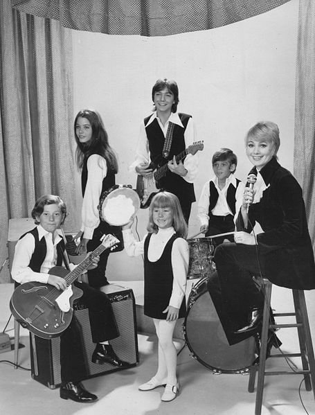 Part of the cast of "The Partridge Family" in 1970. I Image: Wikimedia Commons.