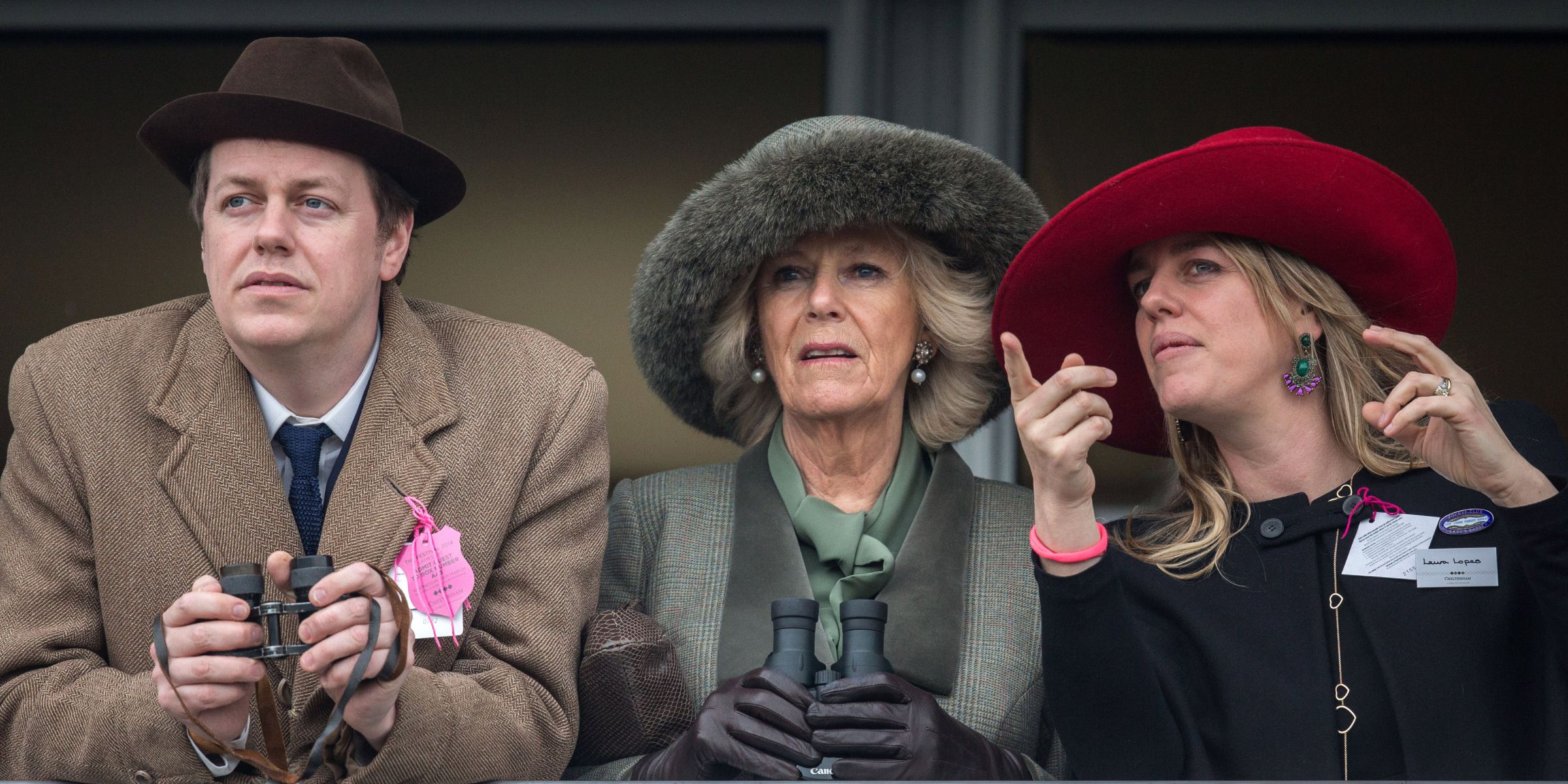 Tom Parker Bowles, Queen Camilla, and Laura Lopes | Source: Getty Images