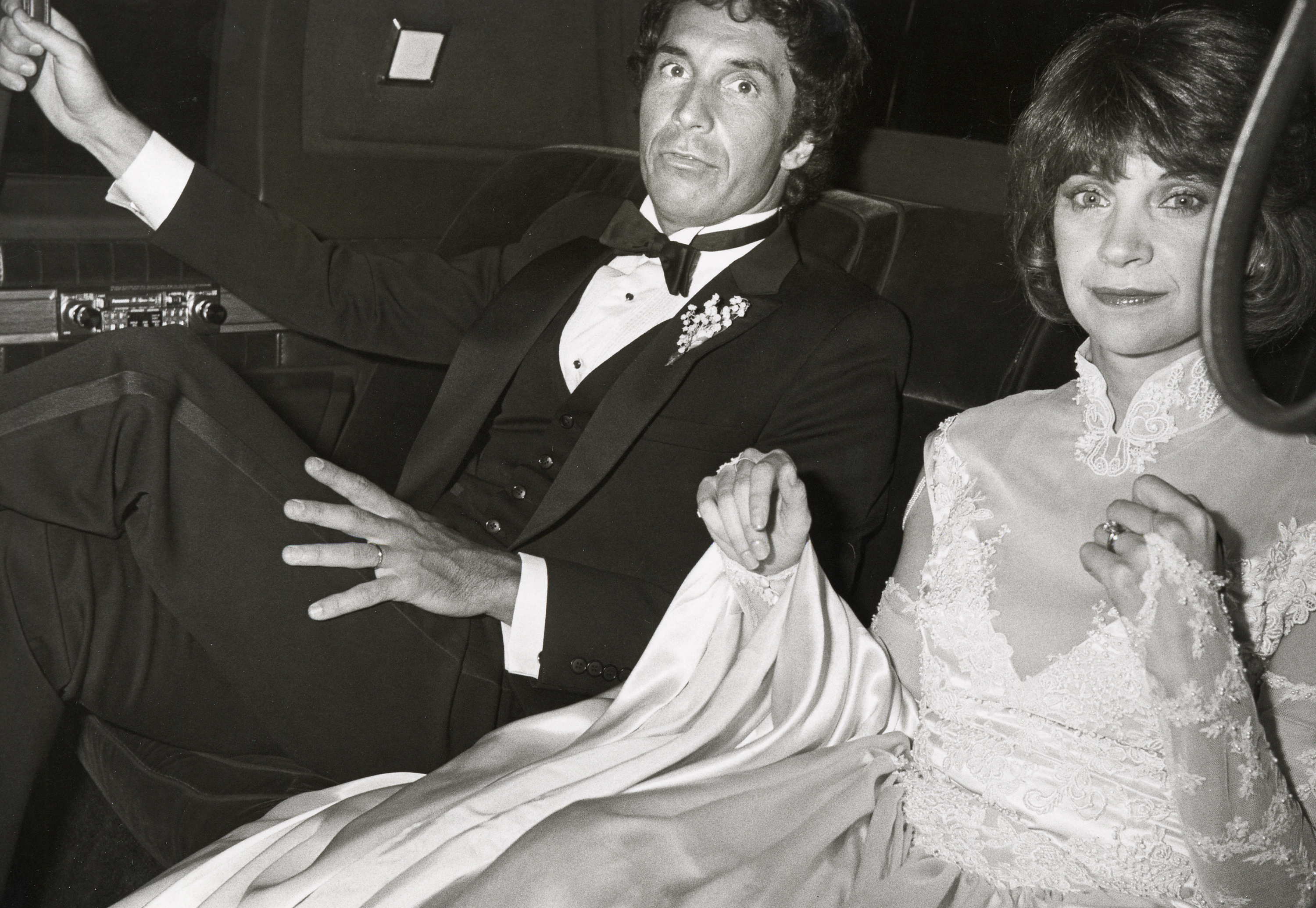 Bill Hudson and Cindy Williams at their Wedding Reception in Santa Monica in 1982 | Source: Getty Images