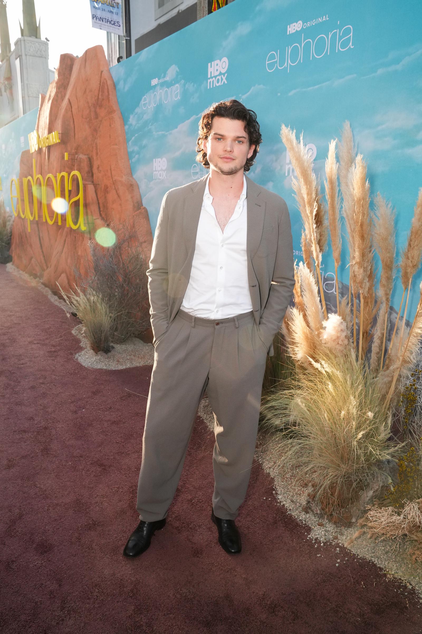 Homer Gere attends Los Angeles Red Carpet Premiere of HBO Original Drama Series "Euphoria" at TCL Chinese Theater in Hollywood, California on April 7, 2026. | Source: Getty Images