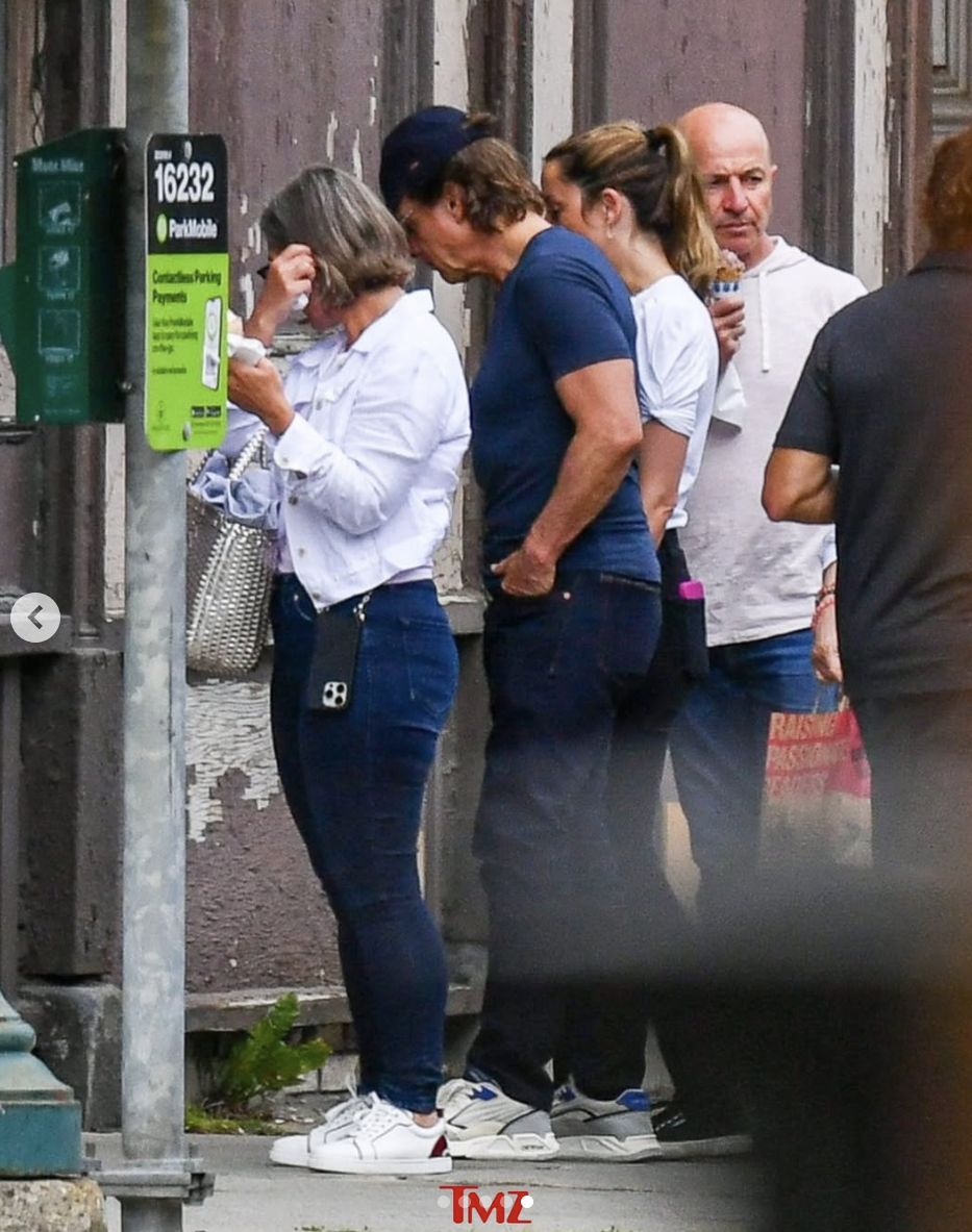 Tom Cruise and Ana de Armas shy away from paparazzi while out in Vermont, posted on July 29, 2025. | Source: Instagram/tmz