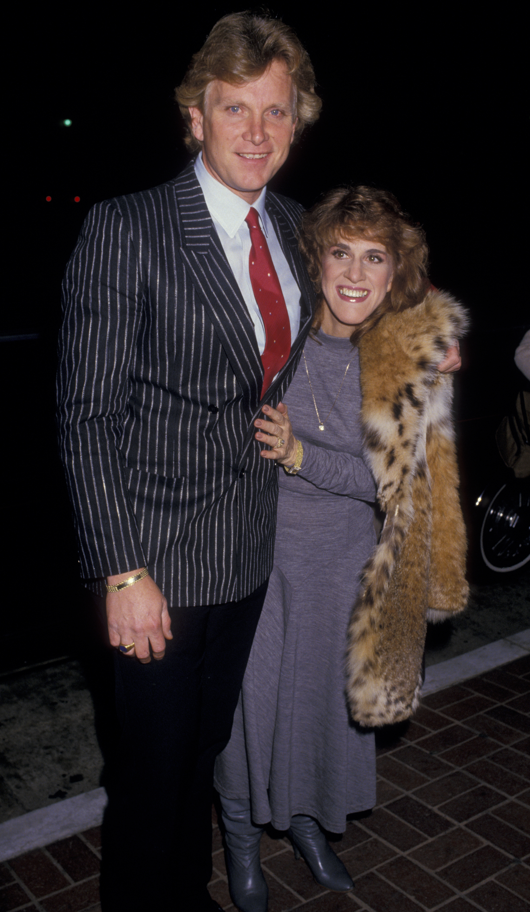 Ruth Buzzi and Kent Perkins at a Super Bowl party in 1987 | Source: Getty Images