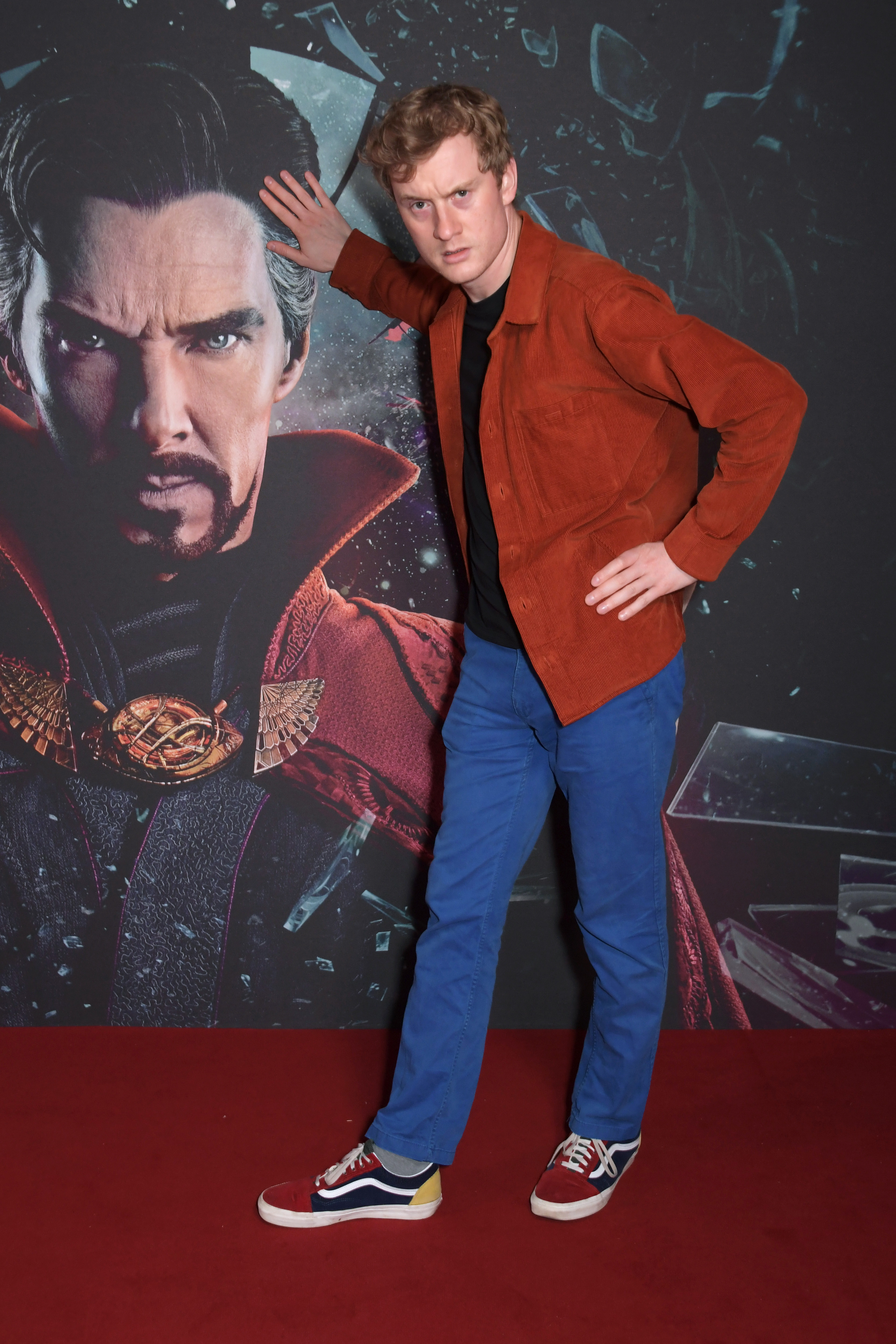 James Acaster attends a multimedia screening of "Doctor Strange In The Multiverse Of Madness" at Cineworld Leicester Square on May 3, 2022, in London, England | Source: Getty Images