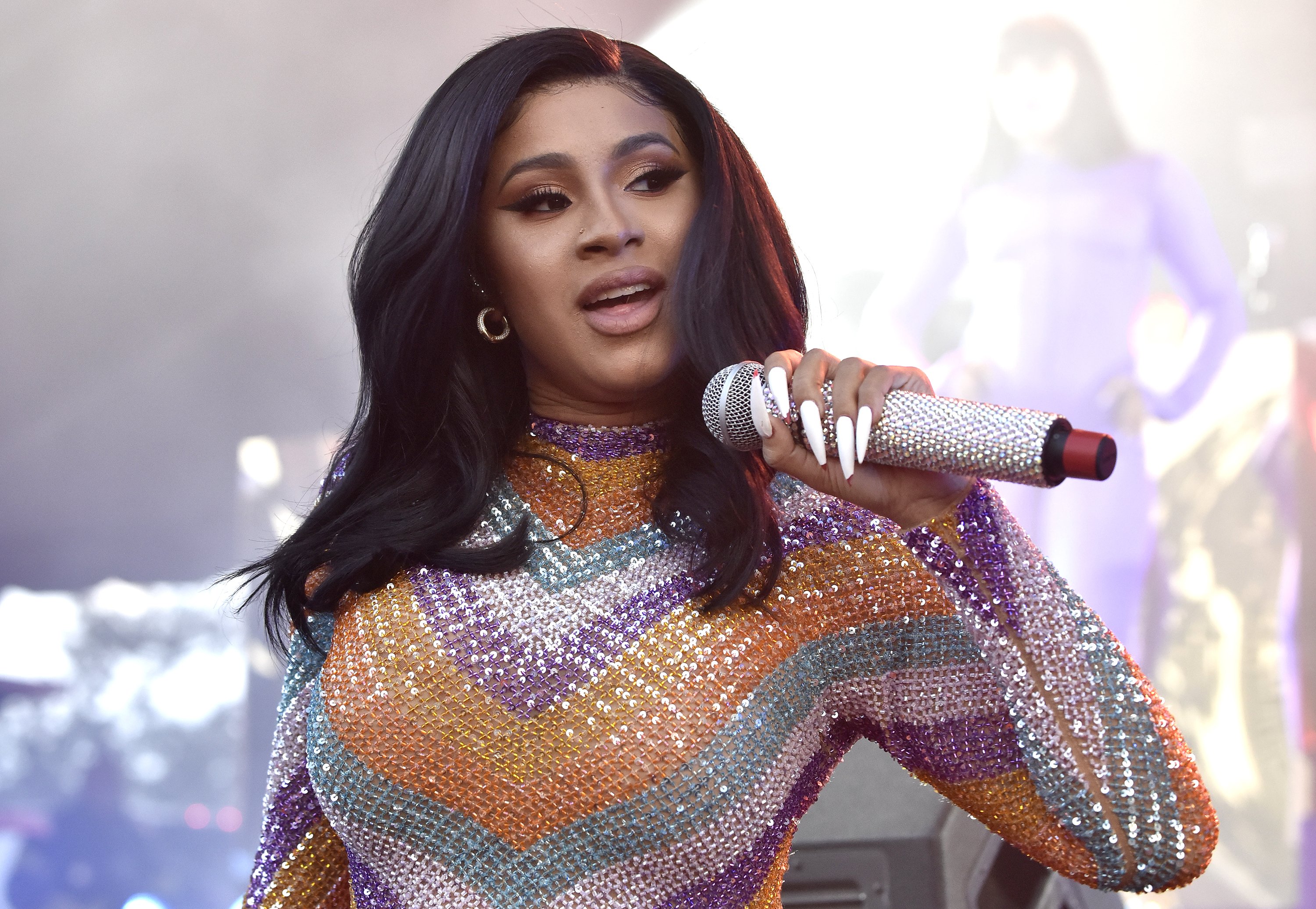 Cardi B performs at the 2019 Bonnaroo Music & Arts Festival on June 16, 2019 in Manchester, Tennessee.|Source: Getty Images