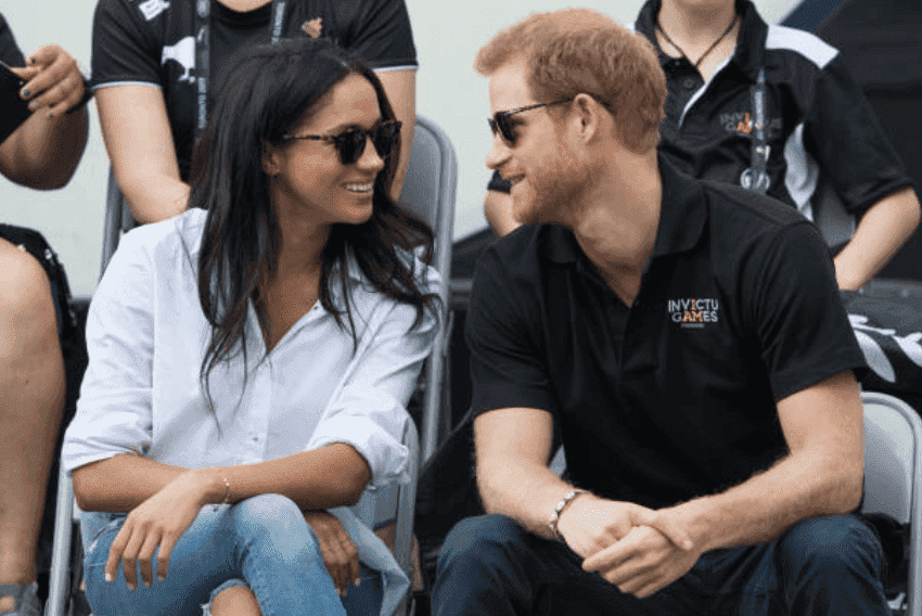 Meghan Markle and Prince Harry sit front row at the wheelchair tennis of the Invictus Games Toronto 2017, on September 25, 2017 in Toronto, Canada | Source: Getty Images (Photo by Samir Hussein/WireImage)