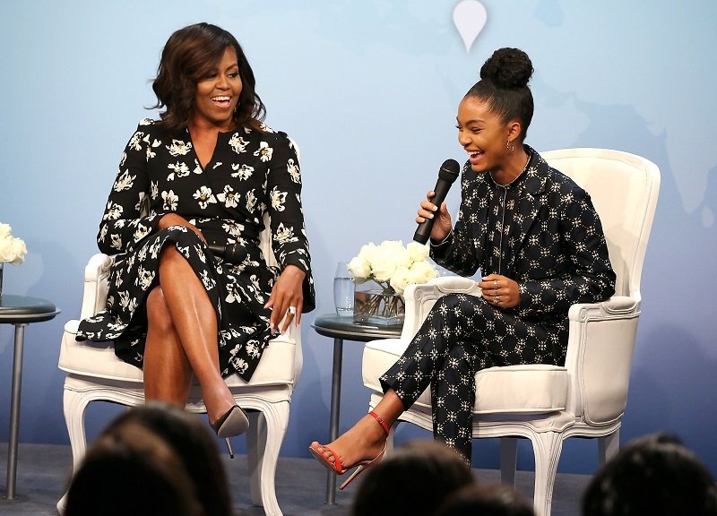 Michelle Obama and Yara Shahidi on October 11, 2016 in Washington, DC | Photo: Getty Images 