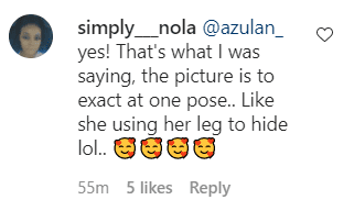 A fan's comment on Serena Williams' family picture. | Photo: Instagram/Alexisohanian