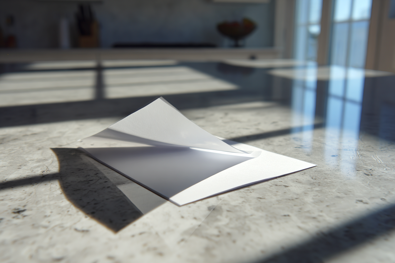 A note on a kitchen counter | Source: Midjourney