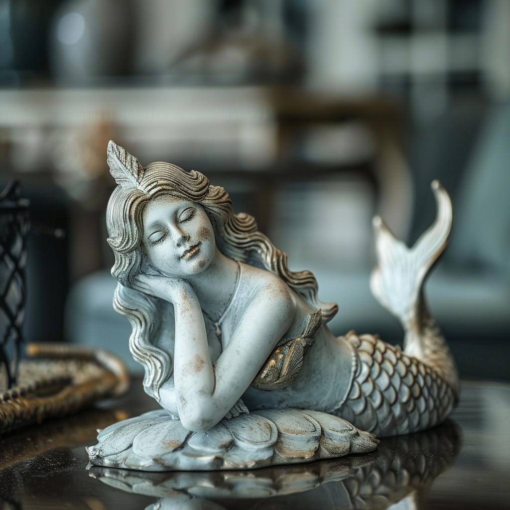 A mermaid statue | Source: Midjourney