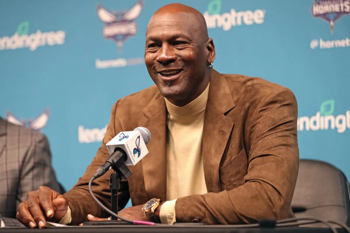  Michael Jordan at a press conference for the NBA All-Star Weekend Spectrum Center on February 12, 2019 in North Carolina. | Photo: Getty Images