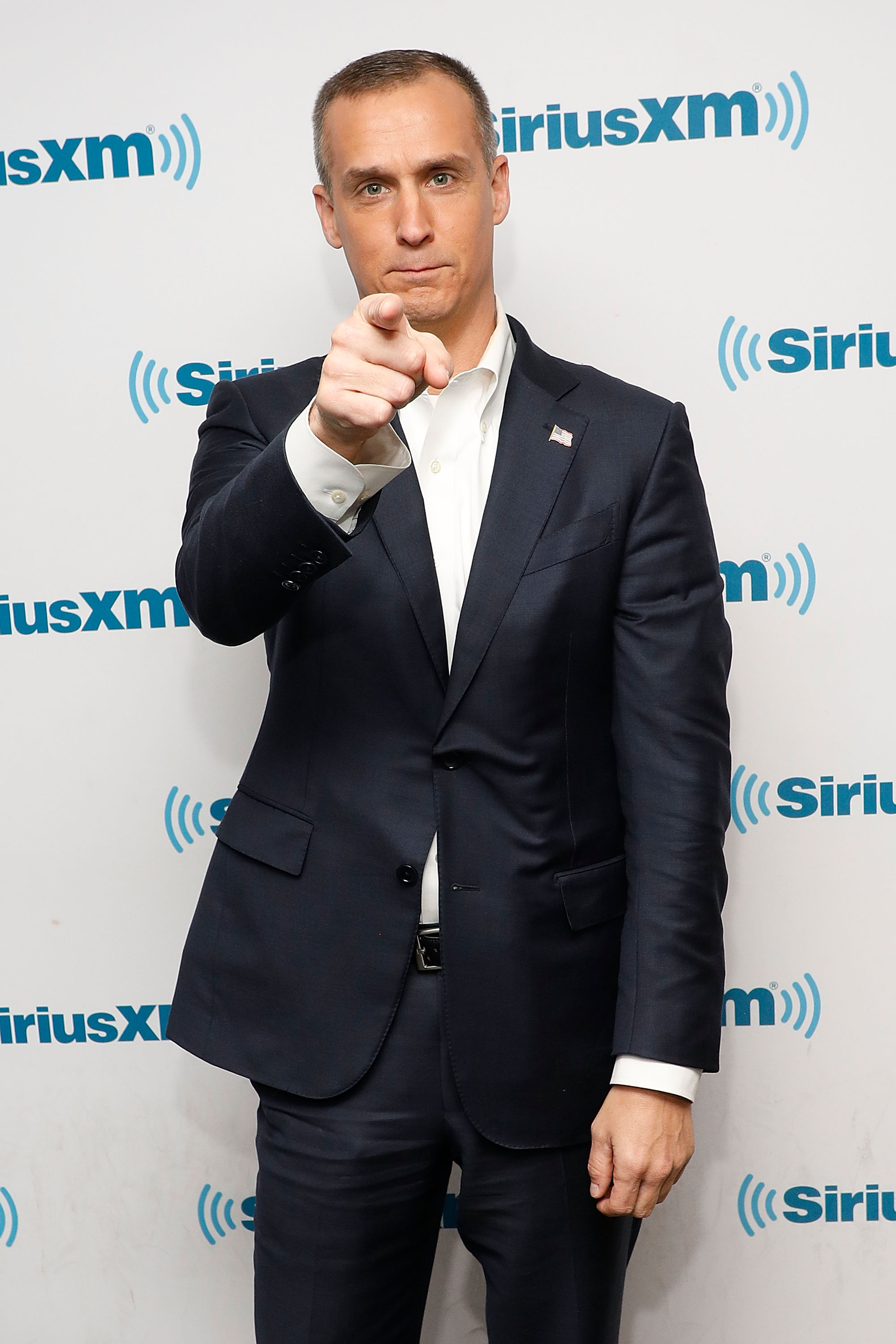 Corey Lewandowski at SiriusXM studios in New York City on December 6, 2017. | Source: Getty Images
