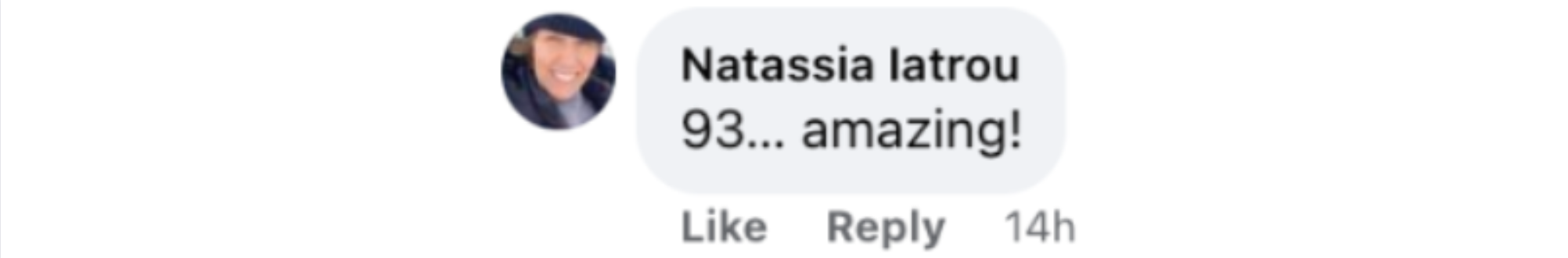 A fan commenting on a post where Gene Hackman was spotted on March 5, 2023, during an outing to Wendy's in Santa Fe, New Mexico | Source: Facebook/Daily Mail