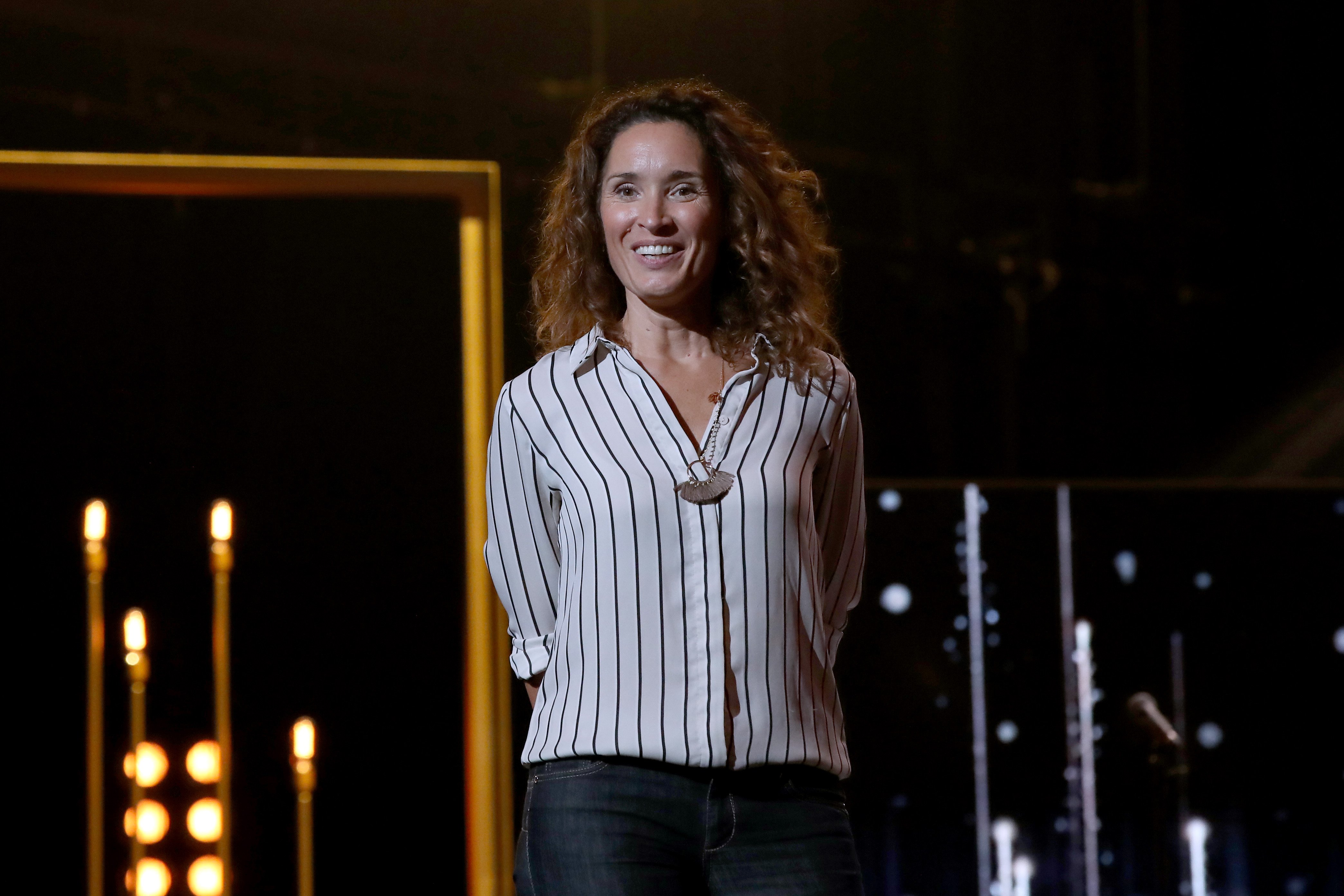 La présentatrice du soir Marie-Sophie Lacarrau assiste à l'enregistrement de la 32e "Nuit des Molières" au "Théâtre du Châtelet" le 19 juin 2020 à Paris, France. | Photo : Getty Images