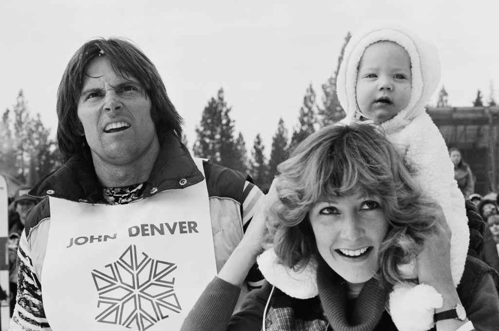 American athlete Bruce (later Caitlyn) Jenner with his wife, Chrystie Scott and their son, Burt Jenner, at the John Denver Celebrity Ski Classic, at Heavenly Mountain Resort, a ski resort in South Lake Tahoe, California, February 1979. | Source: Getty Images