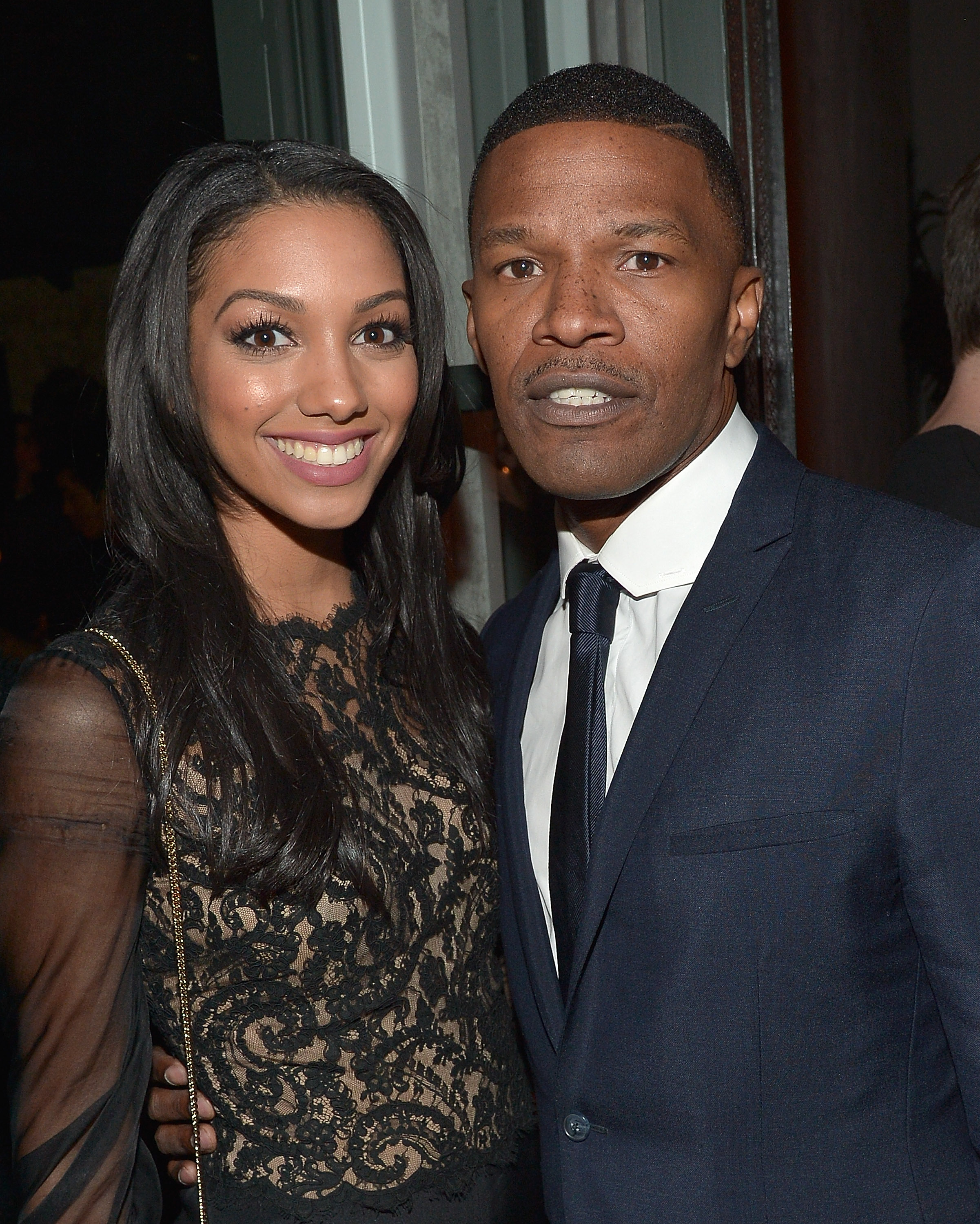 Jamie Foxx and his daughter Corinne Foxx in Los Angeles in 2015 | Source: Getty Images