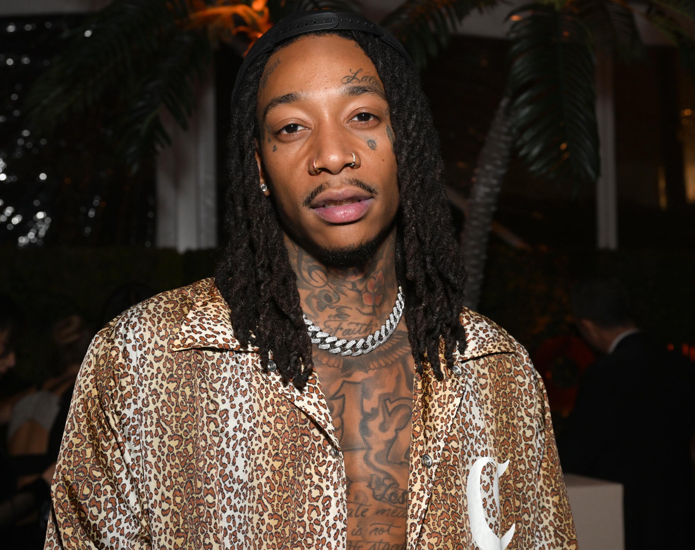 Wiz Khalifa at the Elton John AIDS Foundation's 31st Annual Academy Awards Viewing Party on March 12, 2023, in West Hollywood, California. | Source: Getty Images