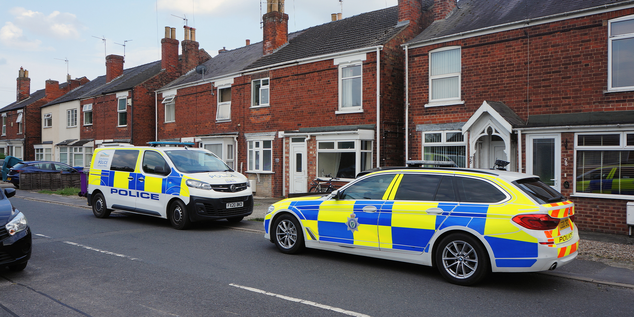 Police cars on the street | Source: Shutterstock