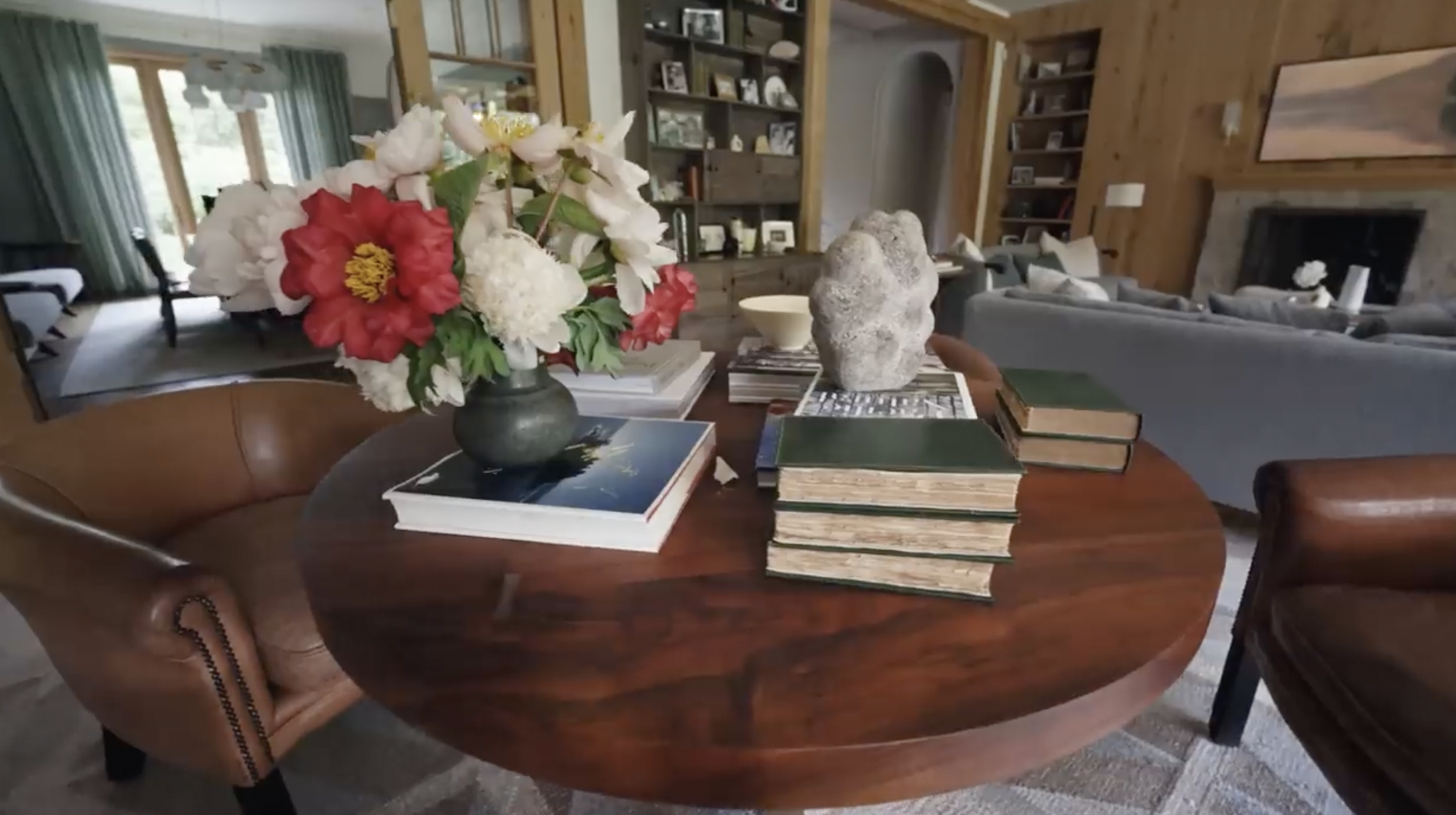 A view of Jennifer Garner's living room area from a post dated September 3, 2024. | Source: YouTube/Architectural Digest