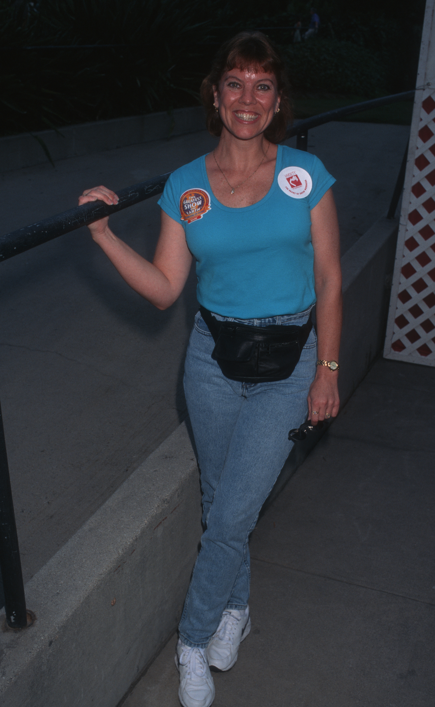 Erin Moran attends Ringling Brothers Circus Supports Variety Club Children's Benefit on July 25, 1996, in Los Angeles, California. | Source: Getty Images