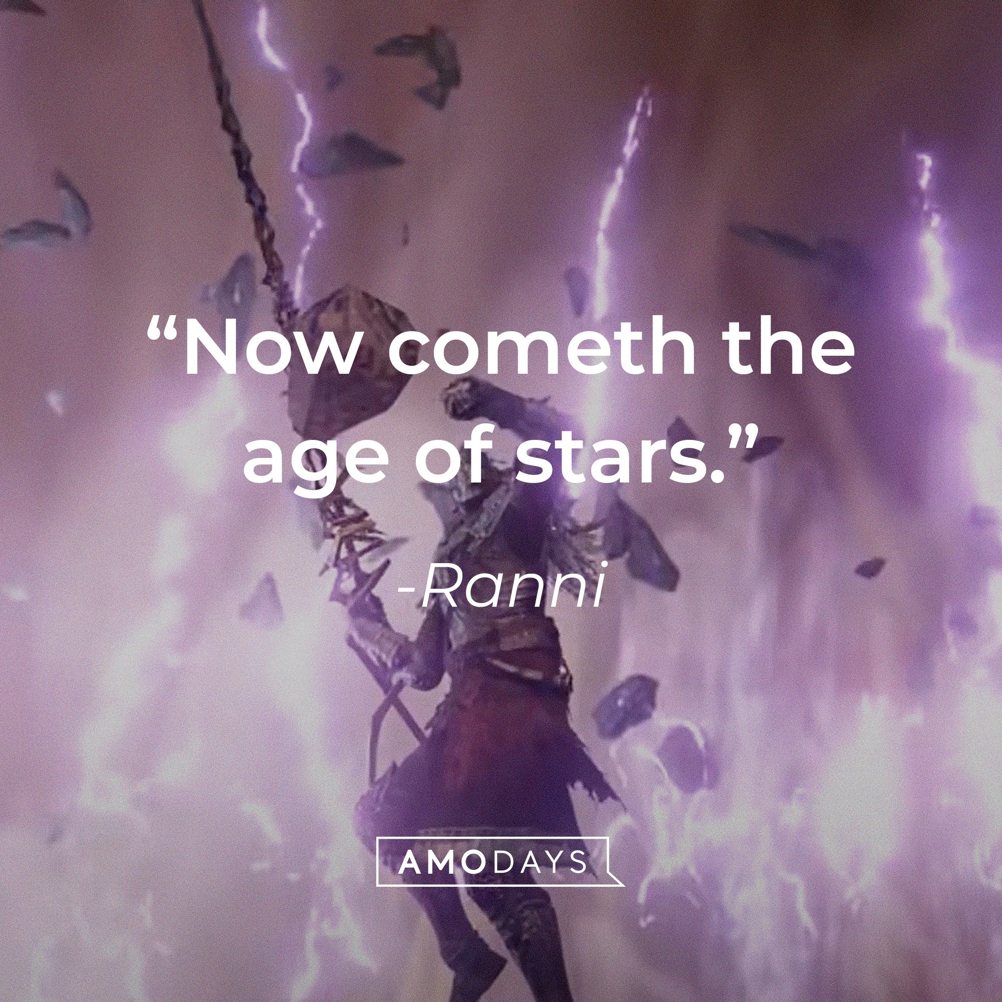 Ranni’s quote: "Now cometh the age of stars." | Image: AmoDays