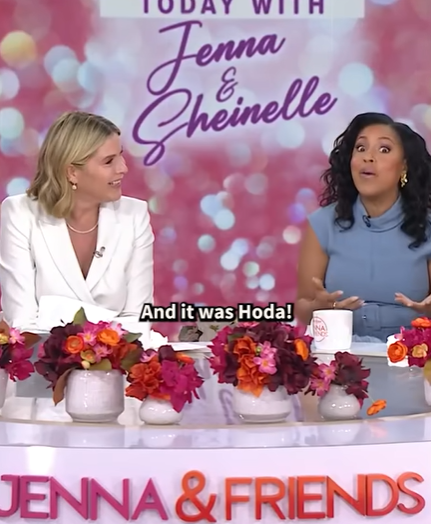 Sheinelle Jones appears lively and expressive as she chats with Jenna Bush Hager on "Today with Jenna & Friends" | Source: YouTube / jennaandfriends