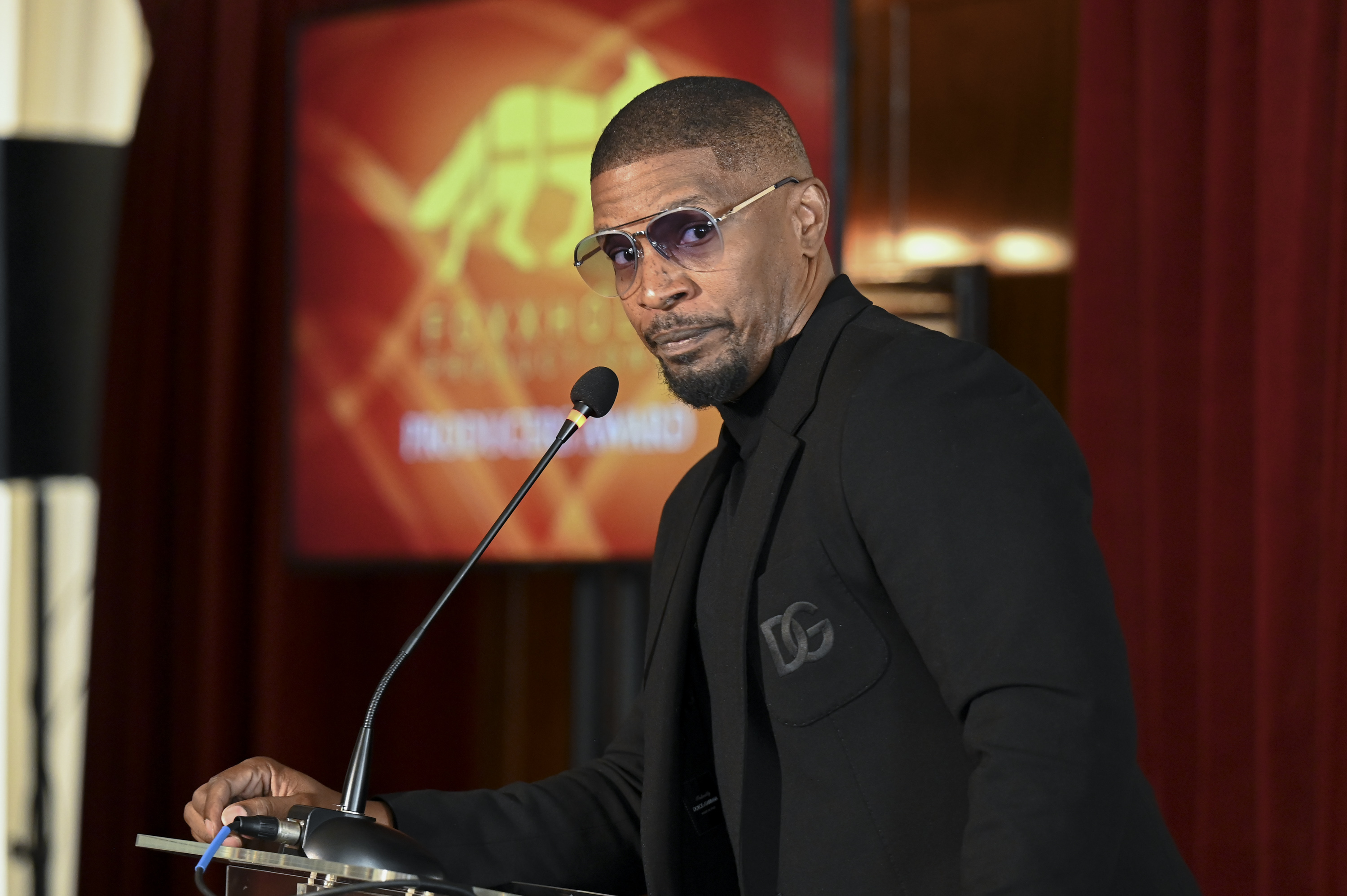 Jamie Foxx at the AAFCA Special Achievement Honorees Luncheon in Los Angeles, California on March 3, 2024 | Source: Getty Images