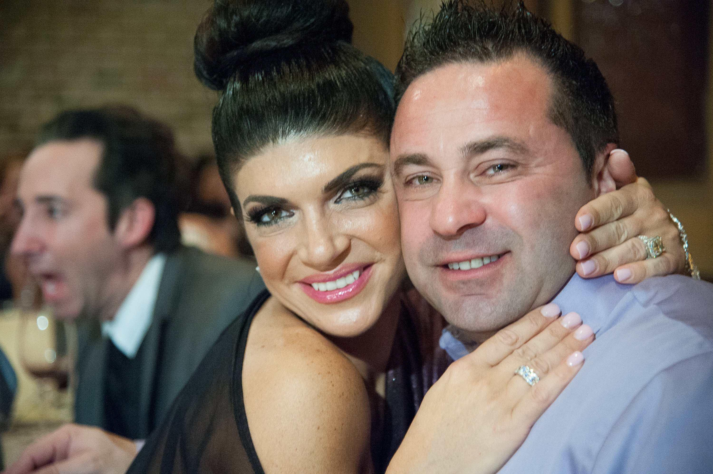 Teresa Giudice and Joe Giudice attend the Posche Fashion show at The Bottagra on December 3, 2012. | Source: Getty Images
