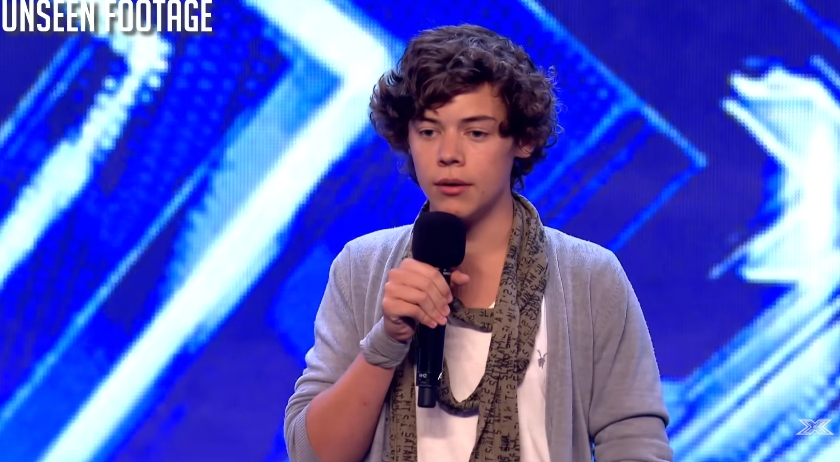 Harry Styles from a video dated July 30, 2022. | Source: YouTube/The X Factor UK