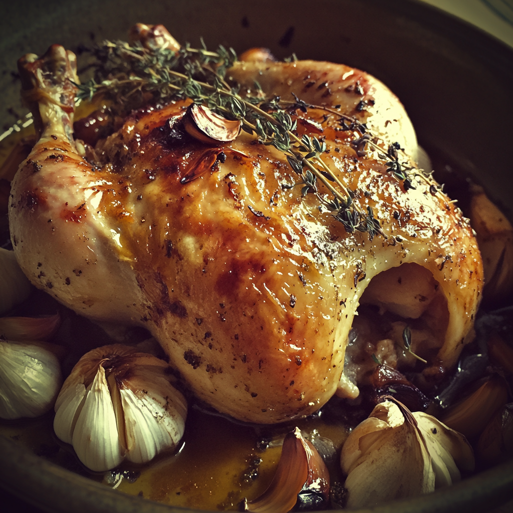 A roast chicken | Source: Midjourney