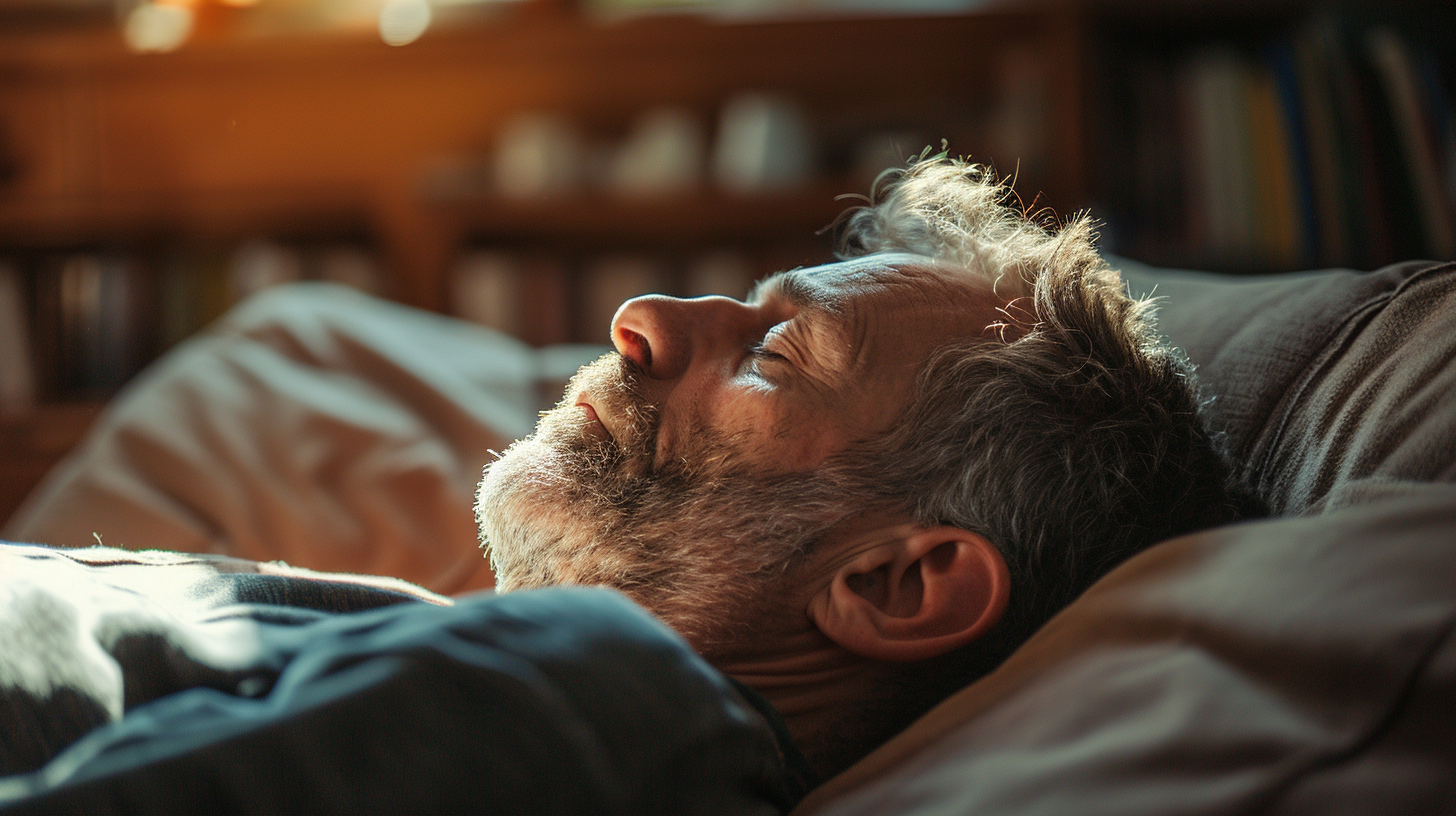 A man sleeping | Source: Midjourney