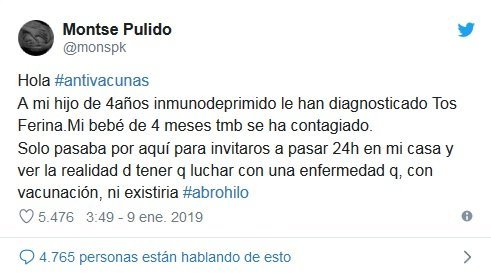 Fuente: Twitter Fuente: Twitter