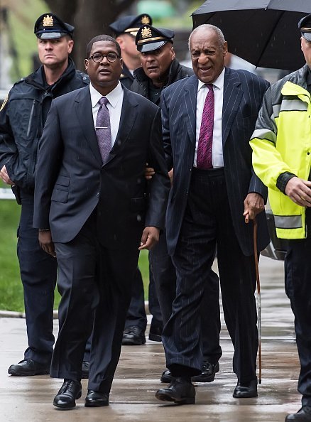 Bill Cosby arriving for sentencing at the Montgomery County Courthouse in Norristown, Pennsylvania | Photo: Getty Images
