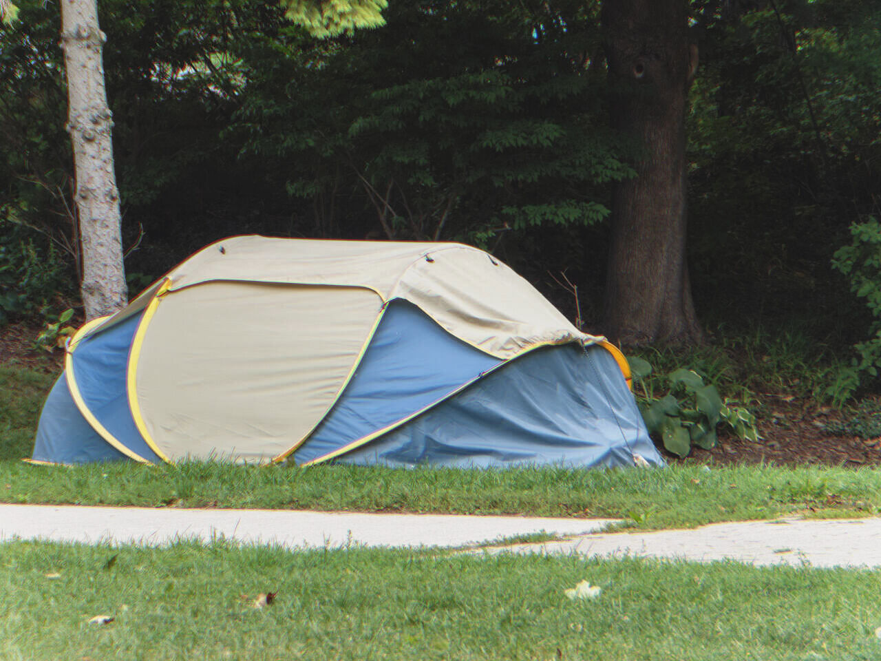 Soldier Returns from Duty and Finds His Mom Living in Tent near Her House – Story of the Day