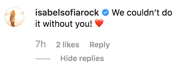 Isabel thanks her wedding planner, Lisa Dixon for helping with her wedding to Jacob Roloff | Source: instagram.com/lisardixon13