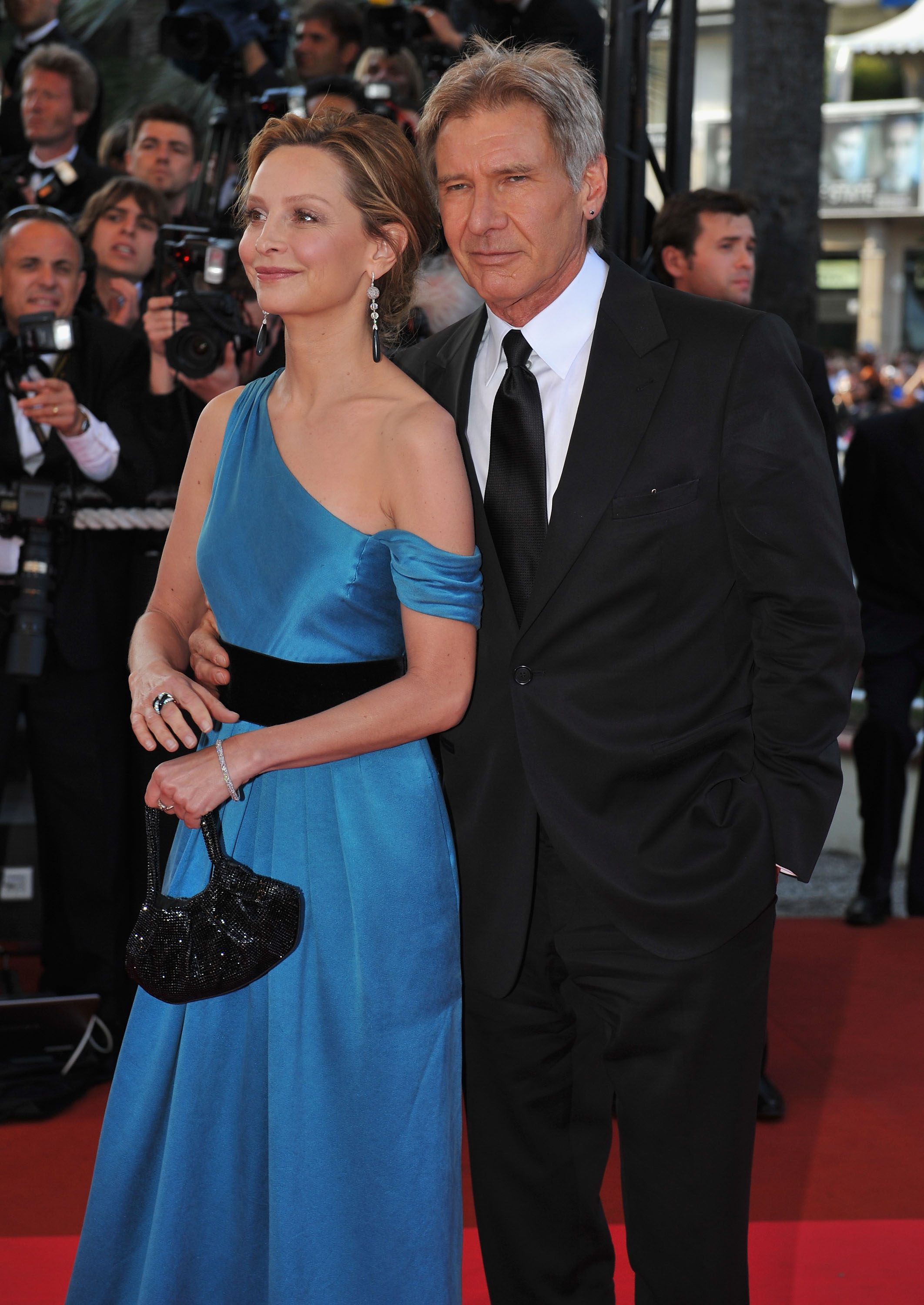 Calista Flockhart and Harrison Ford at the "Indiana Jones and The Kingdom of The Crystal Skull" premiere in 2008 | Source: Getty Images