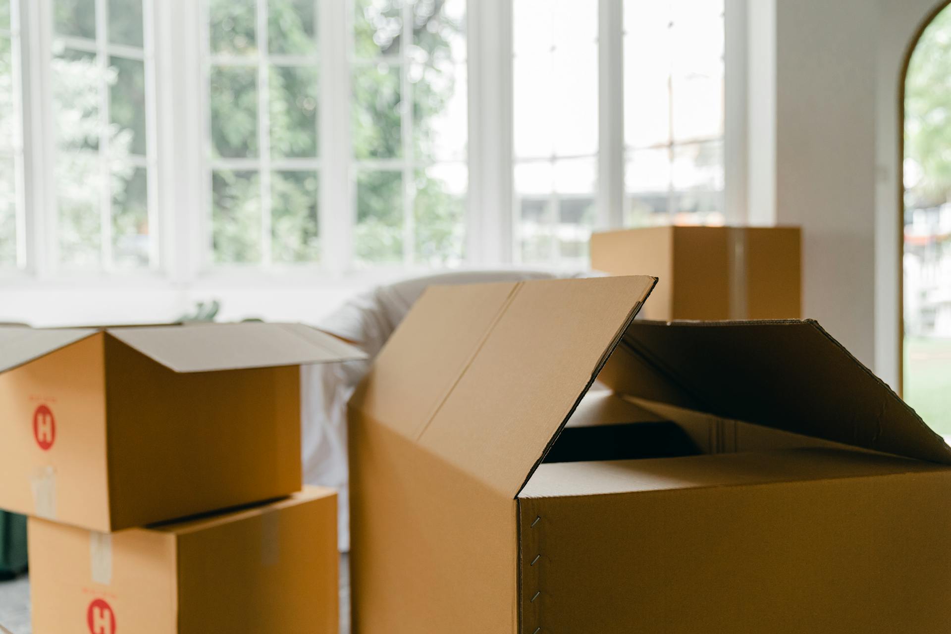 Boxes inside a house | Source: Pexels