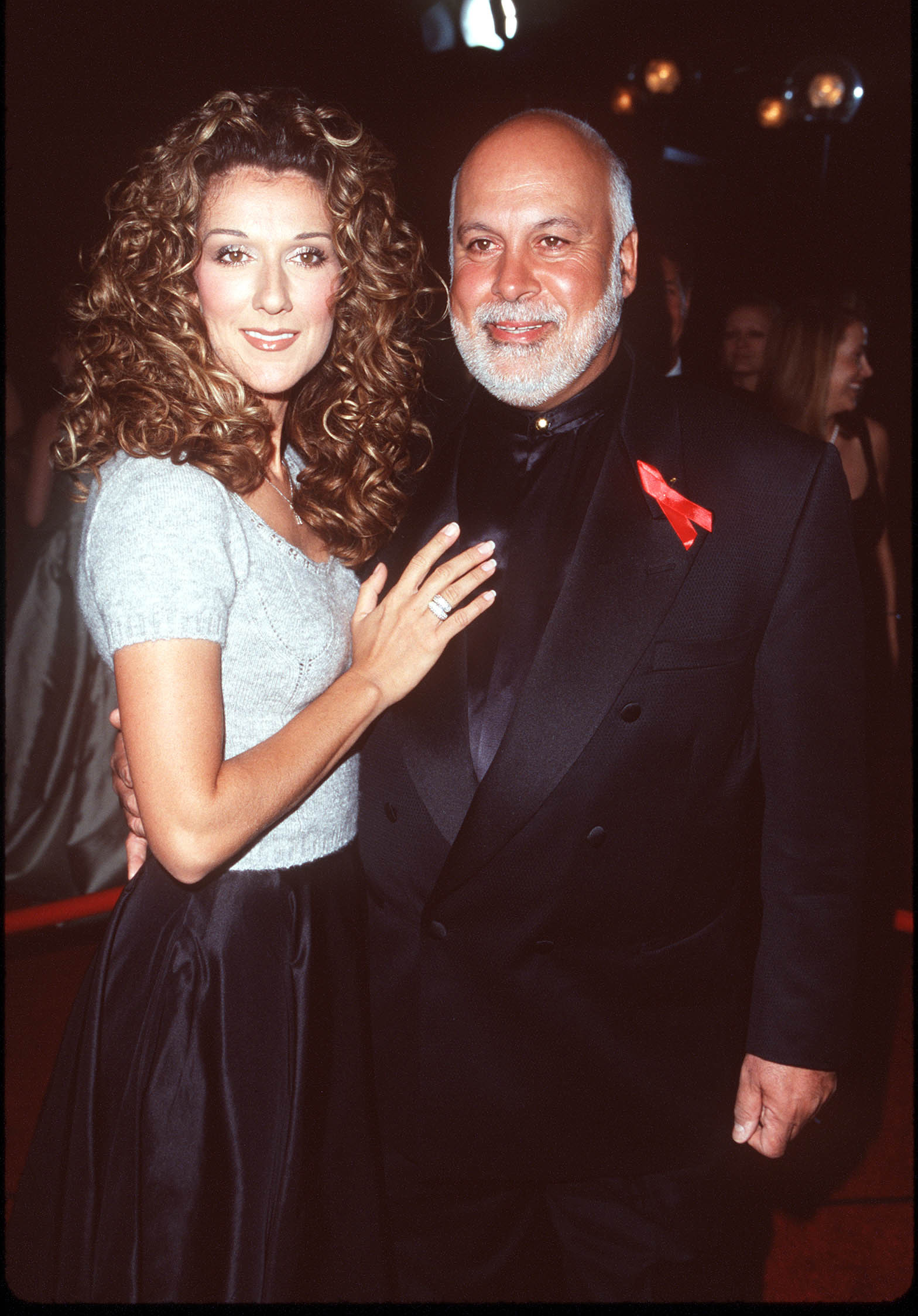 Celine Dion and Rene Angelil at The 25th Annual People's Choice Awards on January 10, 1999 in Pasadena, California. | Source: Getty Images
