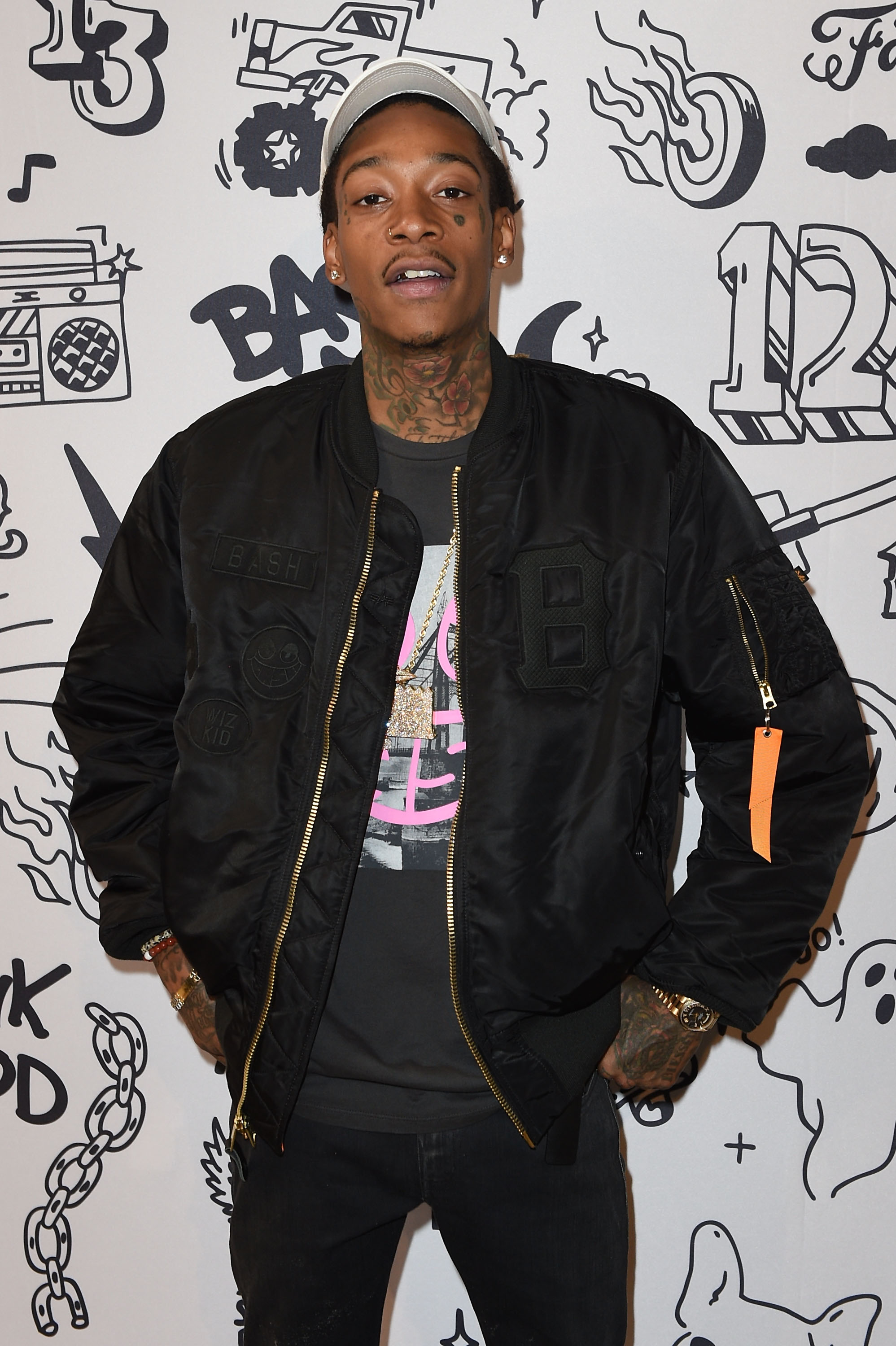 Wiz Khalifa at the "BASH by Junk Food // Wiz Khalifa and Junk Food Clothing Capsule" launch on October 15, 2016, in Venice, California. | Source: Getty Images