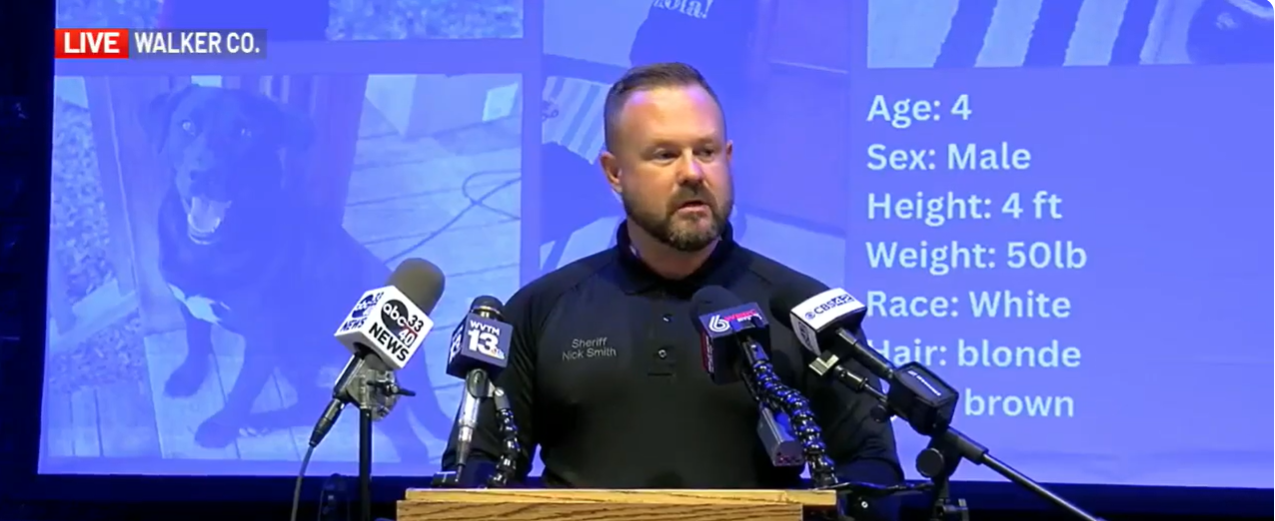 Sheriff Nick Smith, seen from a video post dated January 2, 2026. | Source: YouTube/WBRC6News