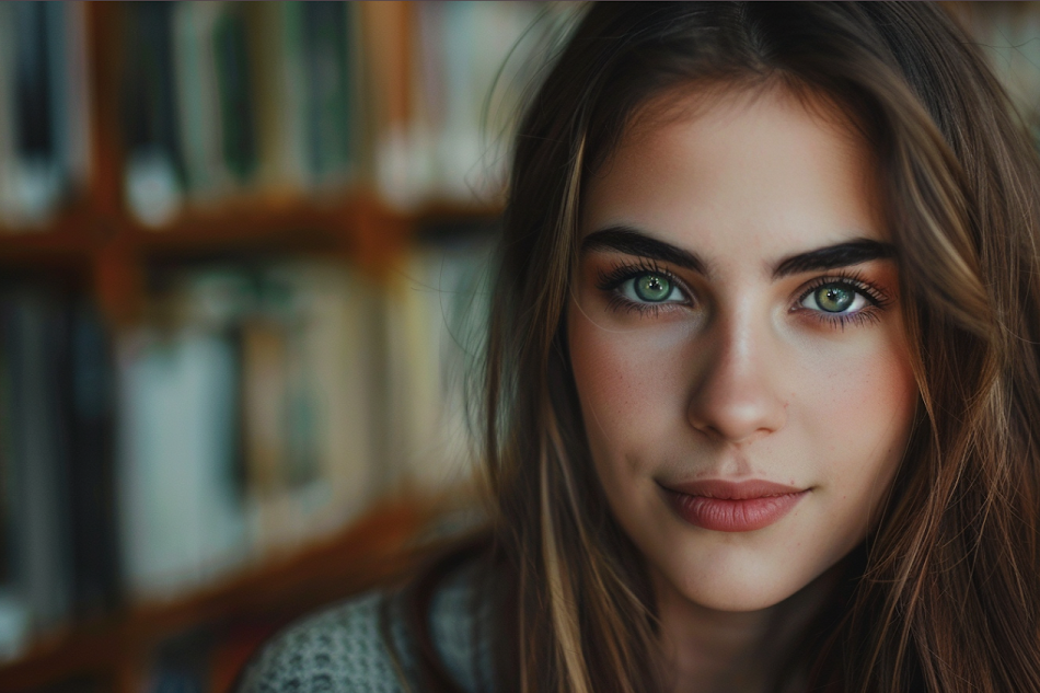 Close-up of a smiling woman | Source: Midjourney